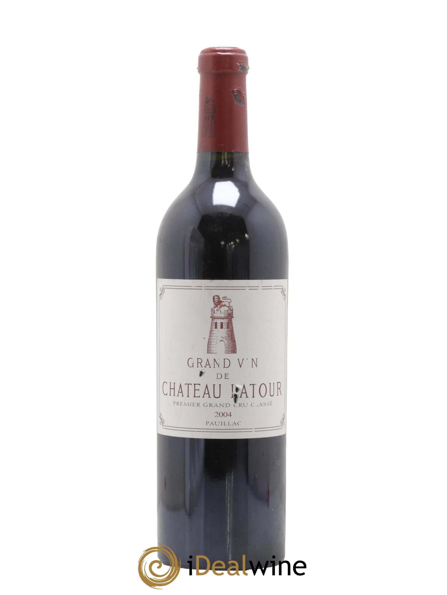 Château Latour 1er Grand Cru Classé 2004 - Lot de 1 bouteille - 0