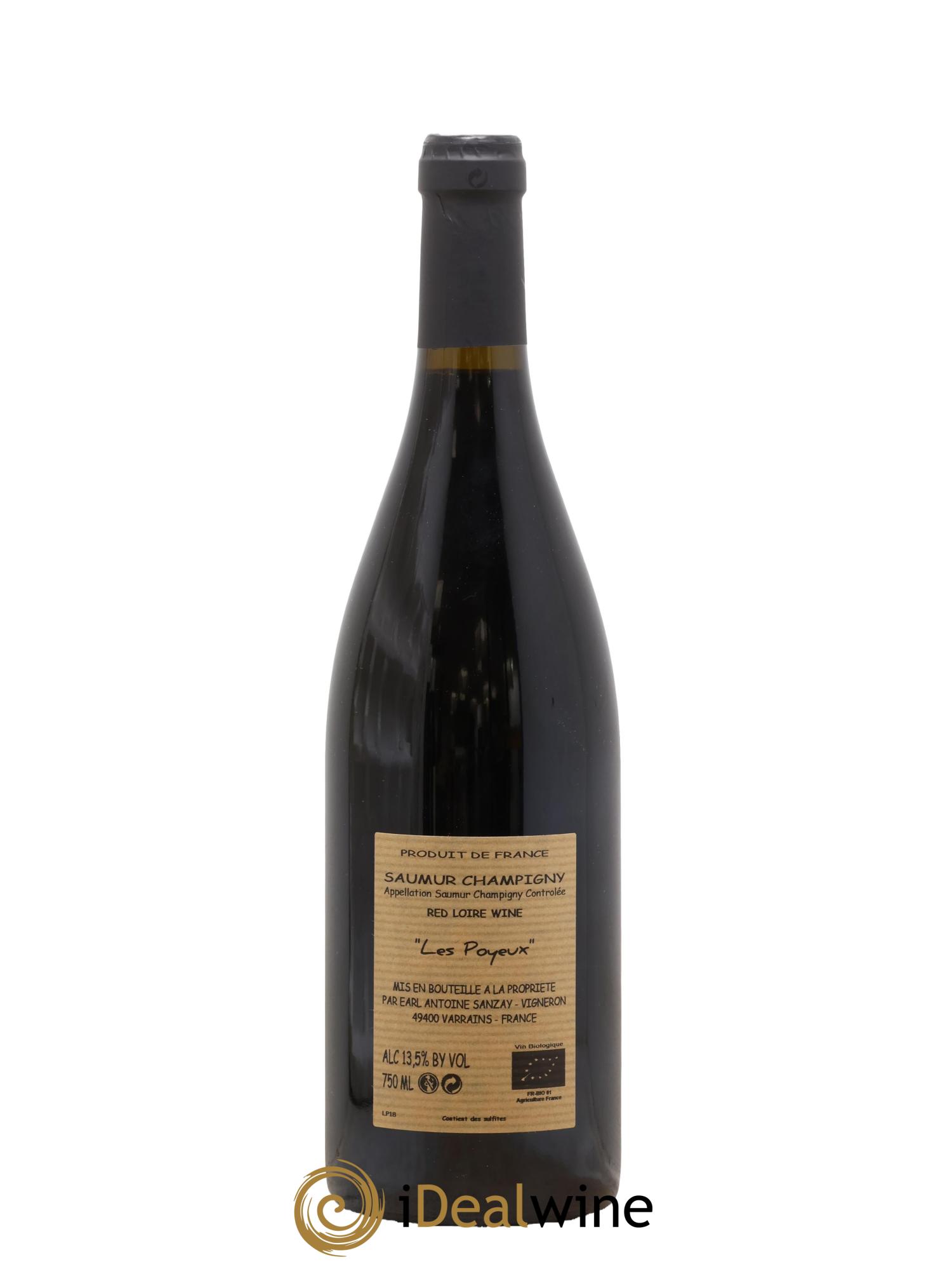 Saumur-Champigny Les Poyeux Antoine Sanzay 2018 - Lot de 1 bouteille - 1