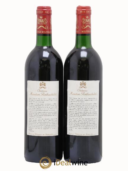 Château Mouton Rothschild 1er Grand Cru Classé 1990 - Posten von 2 Flaschen - 1