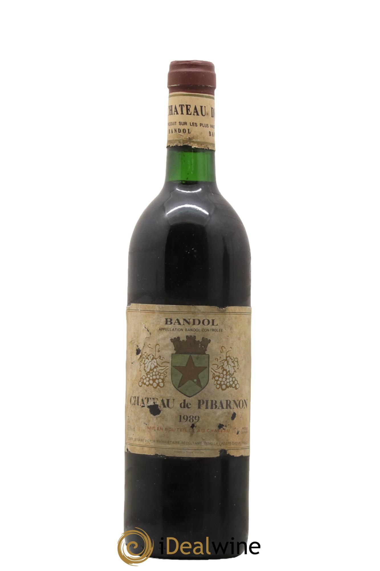 Bandol Château de Pibarnon Comte de Saint-Victor 1989 - Posten von 1 Flasche - 0