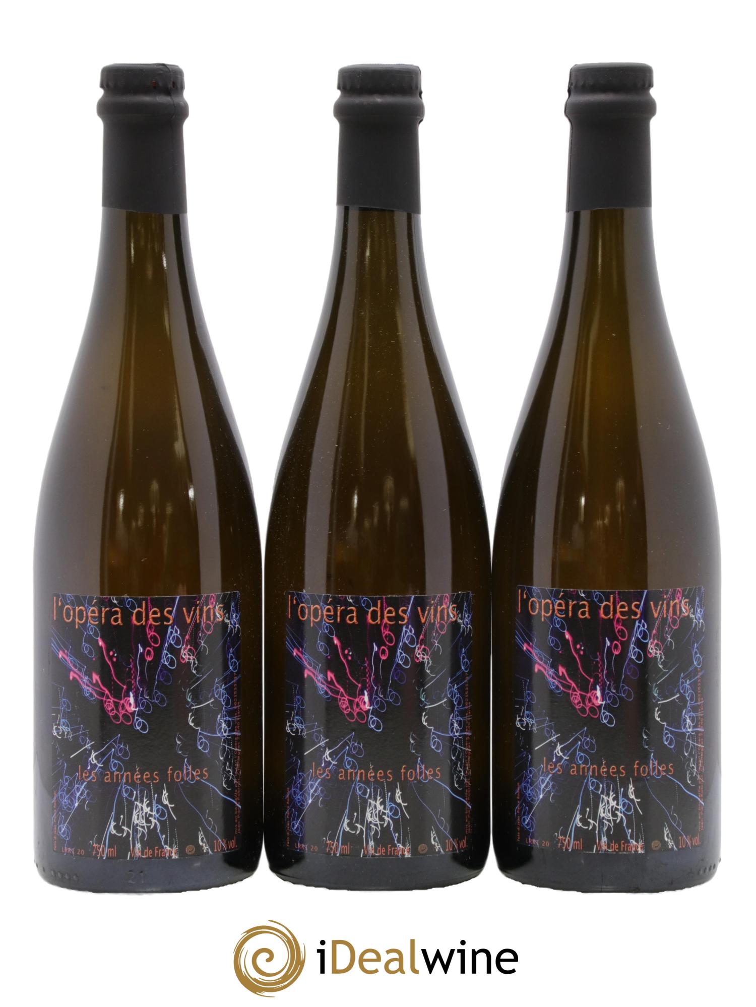 Vin de France Les Années Folles Jean Pierre Robinot 2020 - Lot de 3 bouteilles - 0