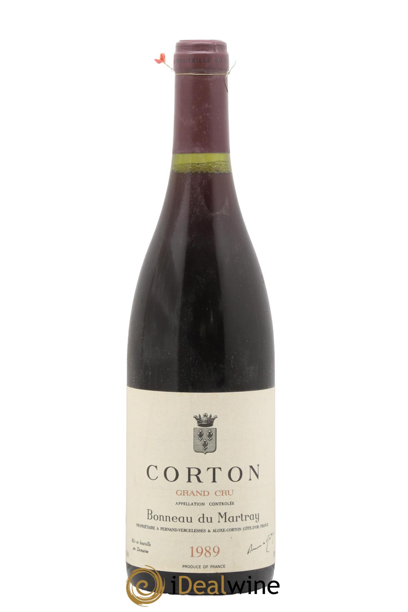 Corton Grand Cru Bonneau du Martray (Domaine) 1989 - Lot de 1 bouteille - 0