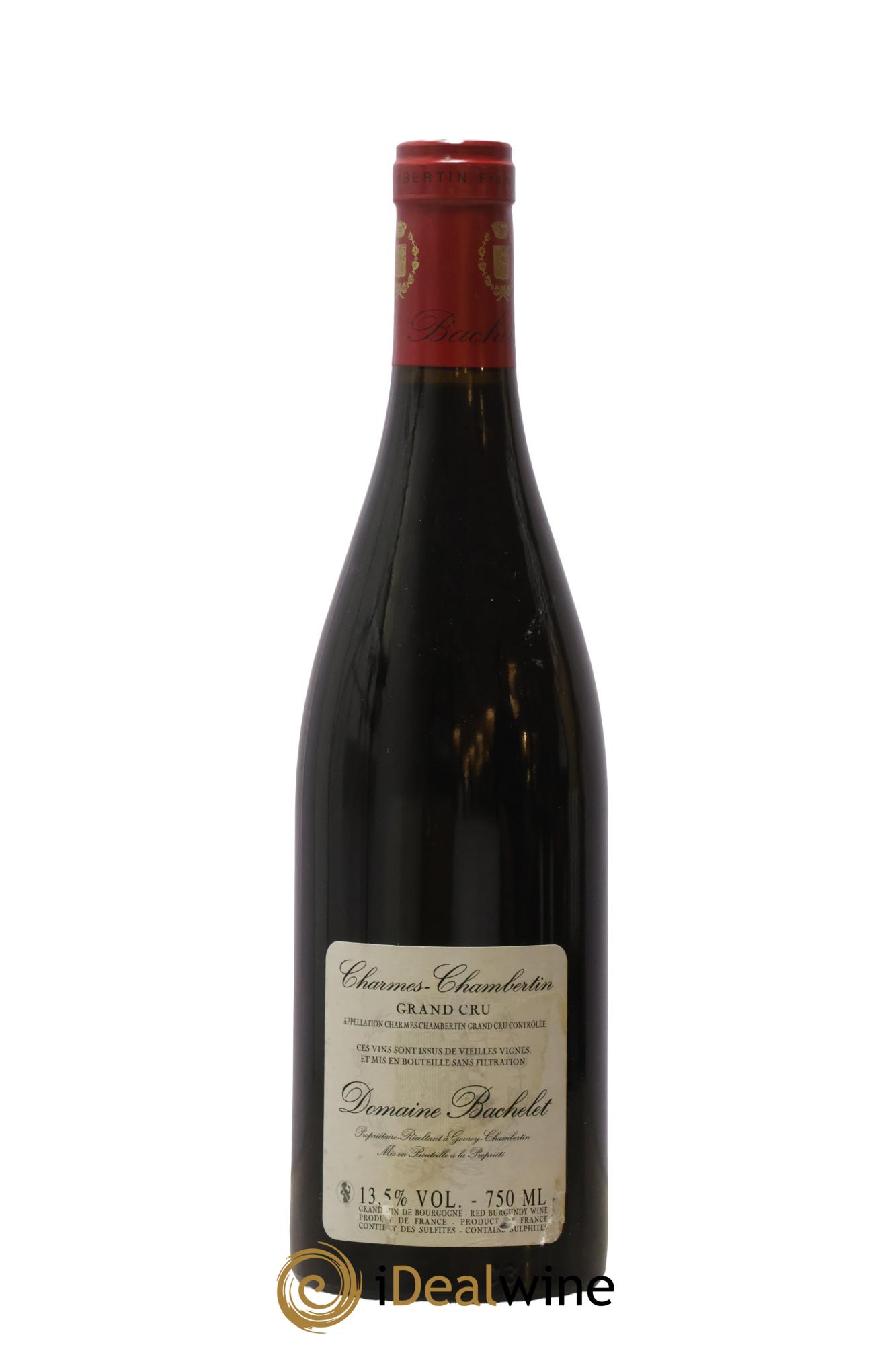 Charmes-Chambertin Grand Cru Vieilles Vignes Denis Bachelet (Domaine) 2006 - Lot of 1 bottle - 1