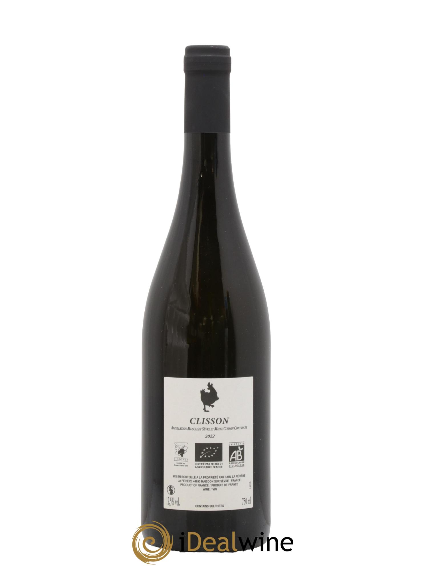 Muscadet-Sèvre-et-Maine Clisson Domaine de la Pépière 2022 - Lot of 1 bottle - 1