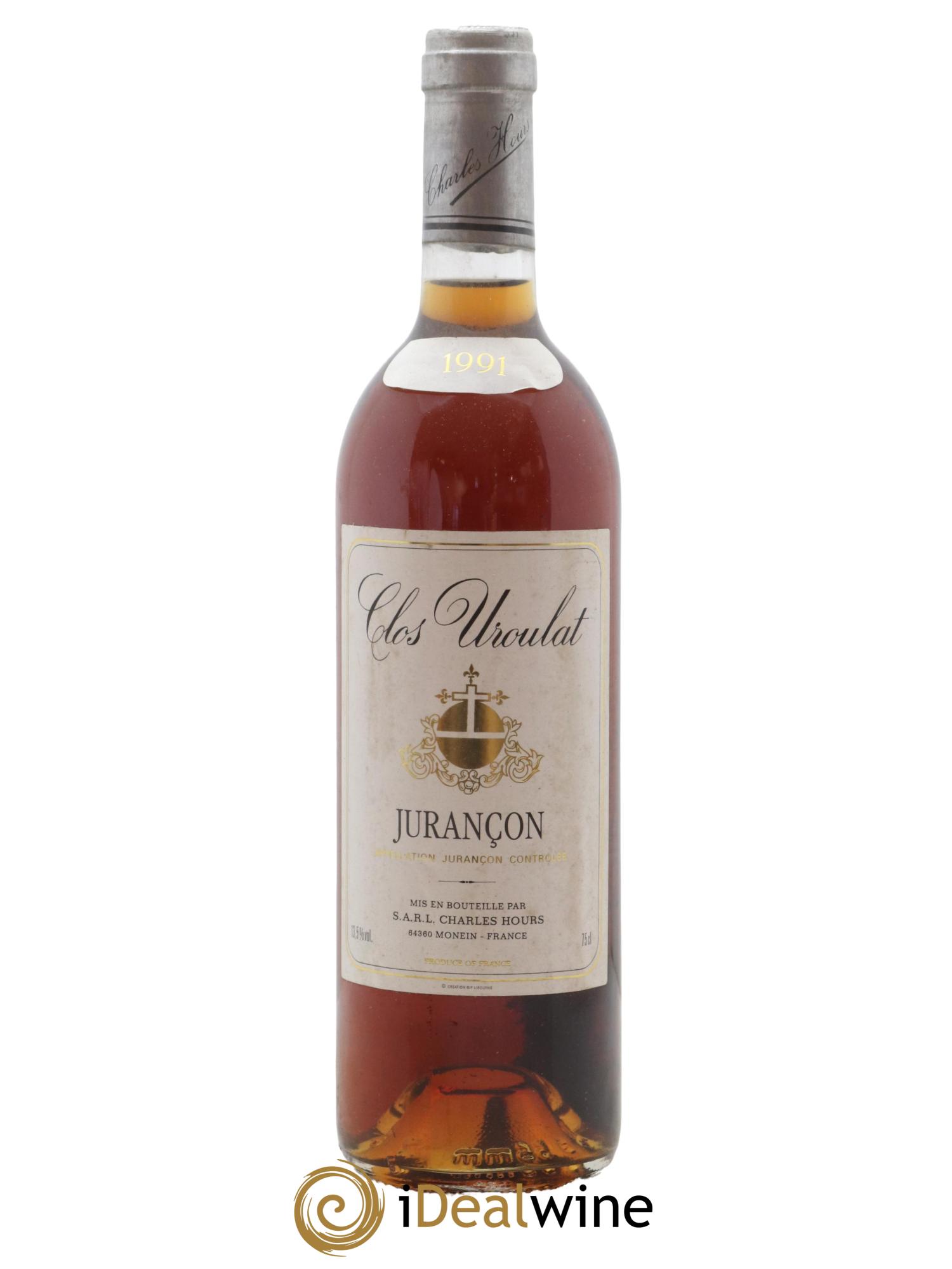 Jurançon Domaine Charles Hours 1991 - Lotto di 1 bottiglia - 0