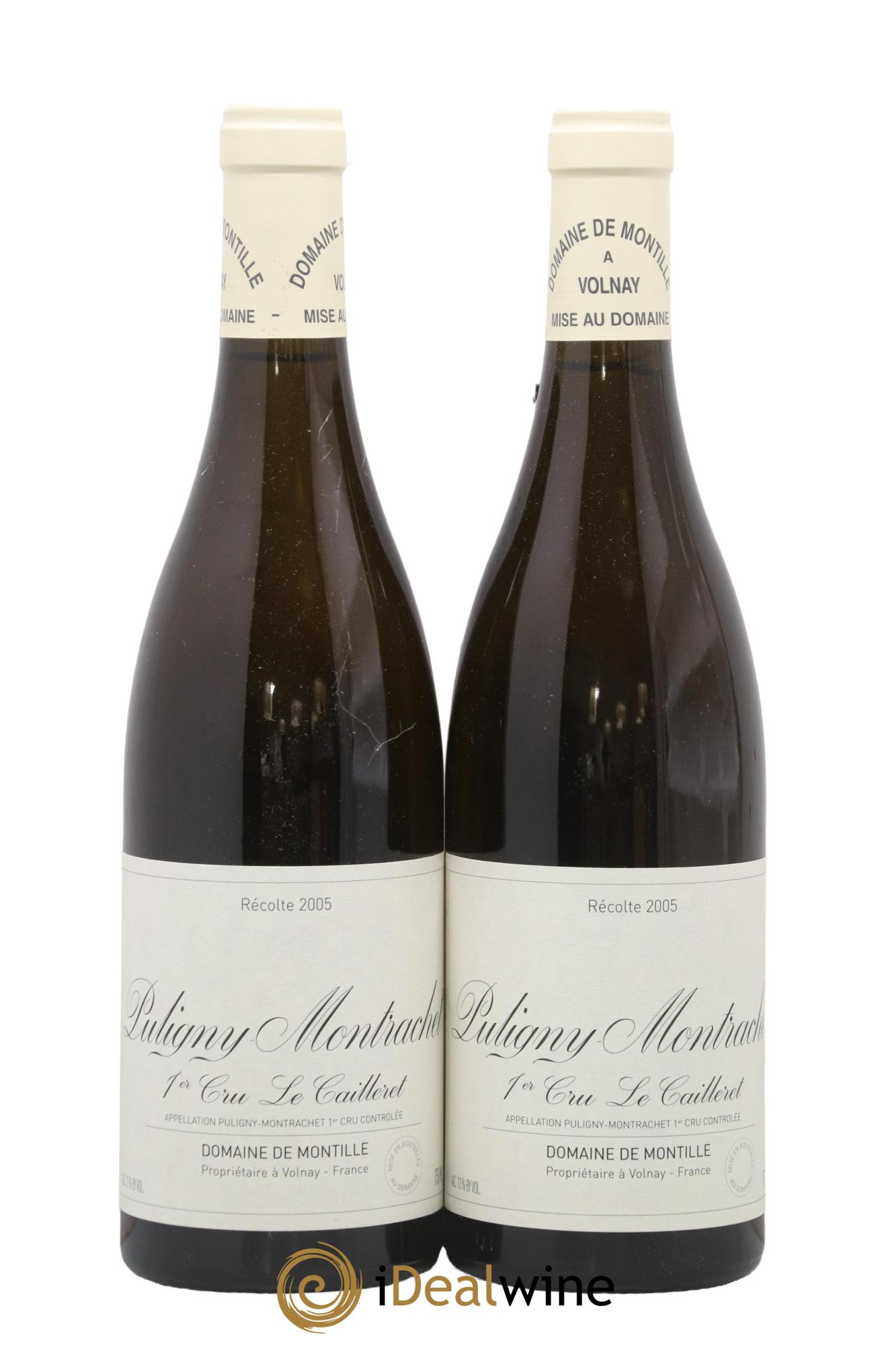 Puligny-Montrachet 1er Cru Le Cailleret De Montille (Domaine) 2005 - Lotto di 2 bottiglie - 0