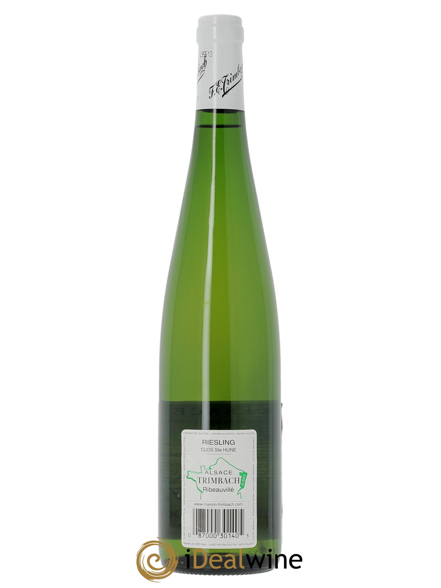 Alsace Riesling Clos Sainte-Hune Trimbach (Domaine)  2005 - Lot de 1 bouteille - 1