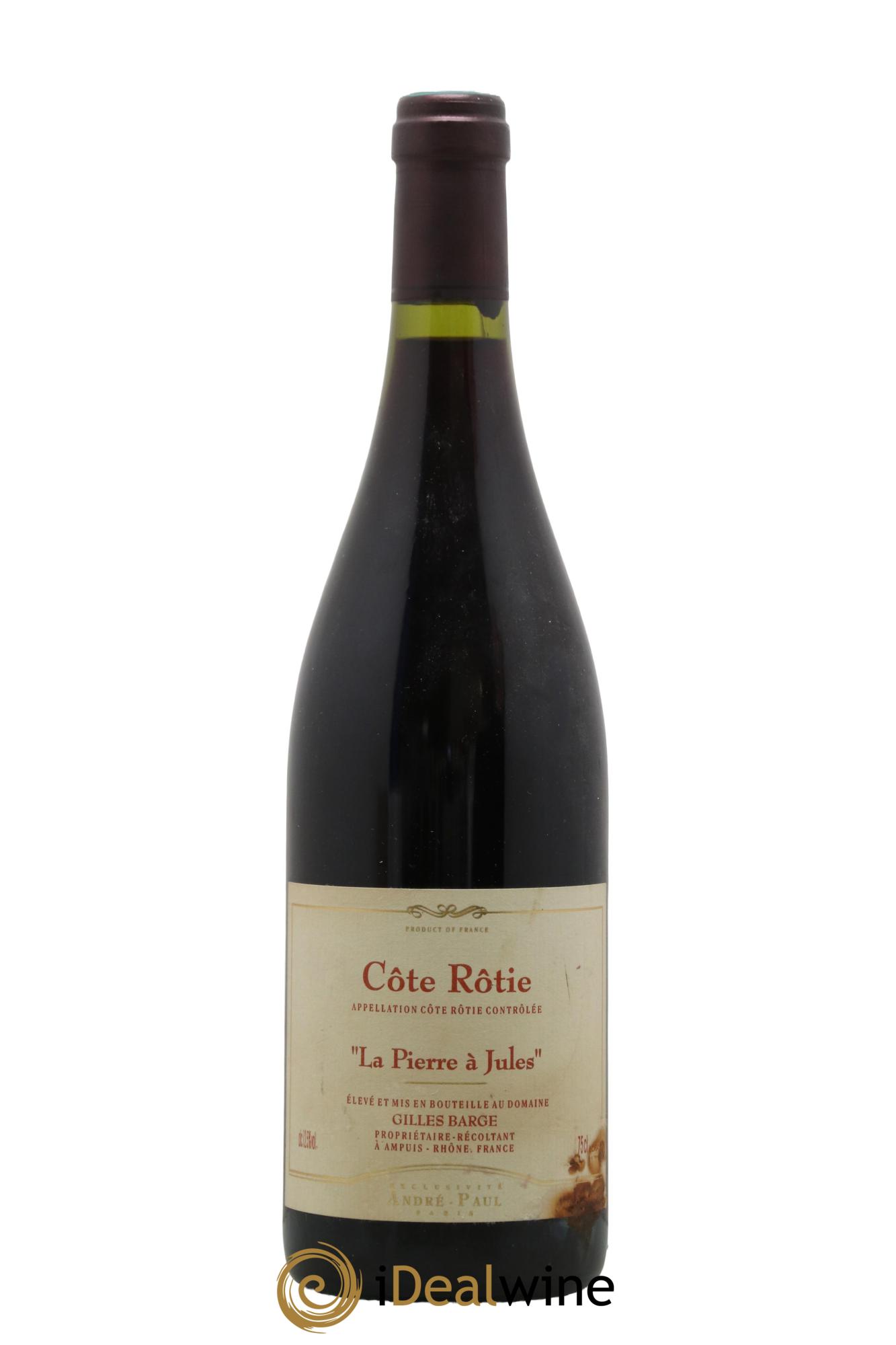 Côte-Rôtie La Pierre à Jules Gilles Barge 2005 - Lot de 1 bouteille - 0