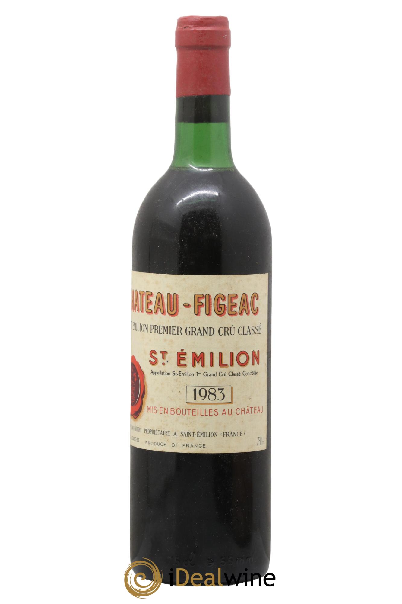 Château Figeac 1er Grand Cru Classé A 1983 - Lot de 1 bouteille - 0