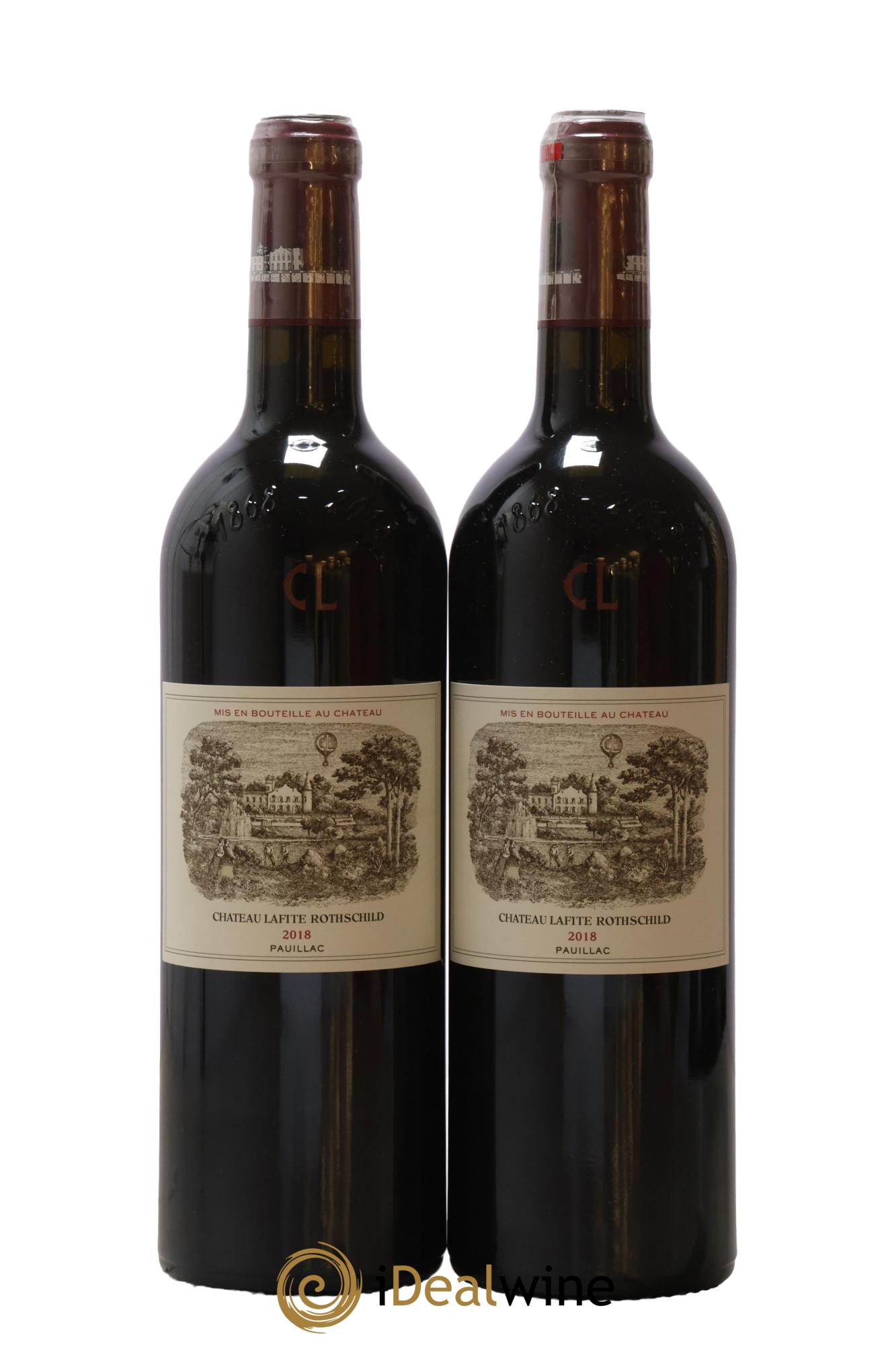 Château Lafite Rothschild 1er Grand Cru Classé 2018 - Lot of 2 bottles - 0