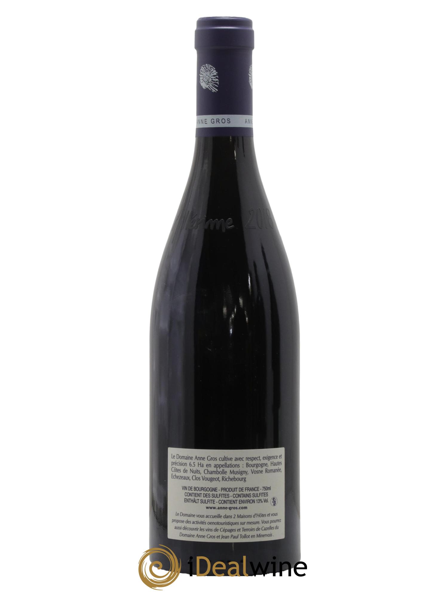 Richebourg Grand Cru Anne Gros 2018 - Lotto di 1 bottiglia - 1