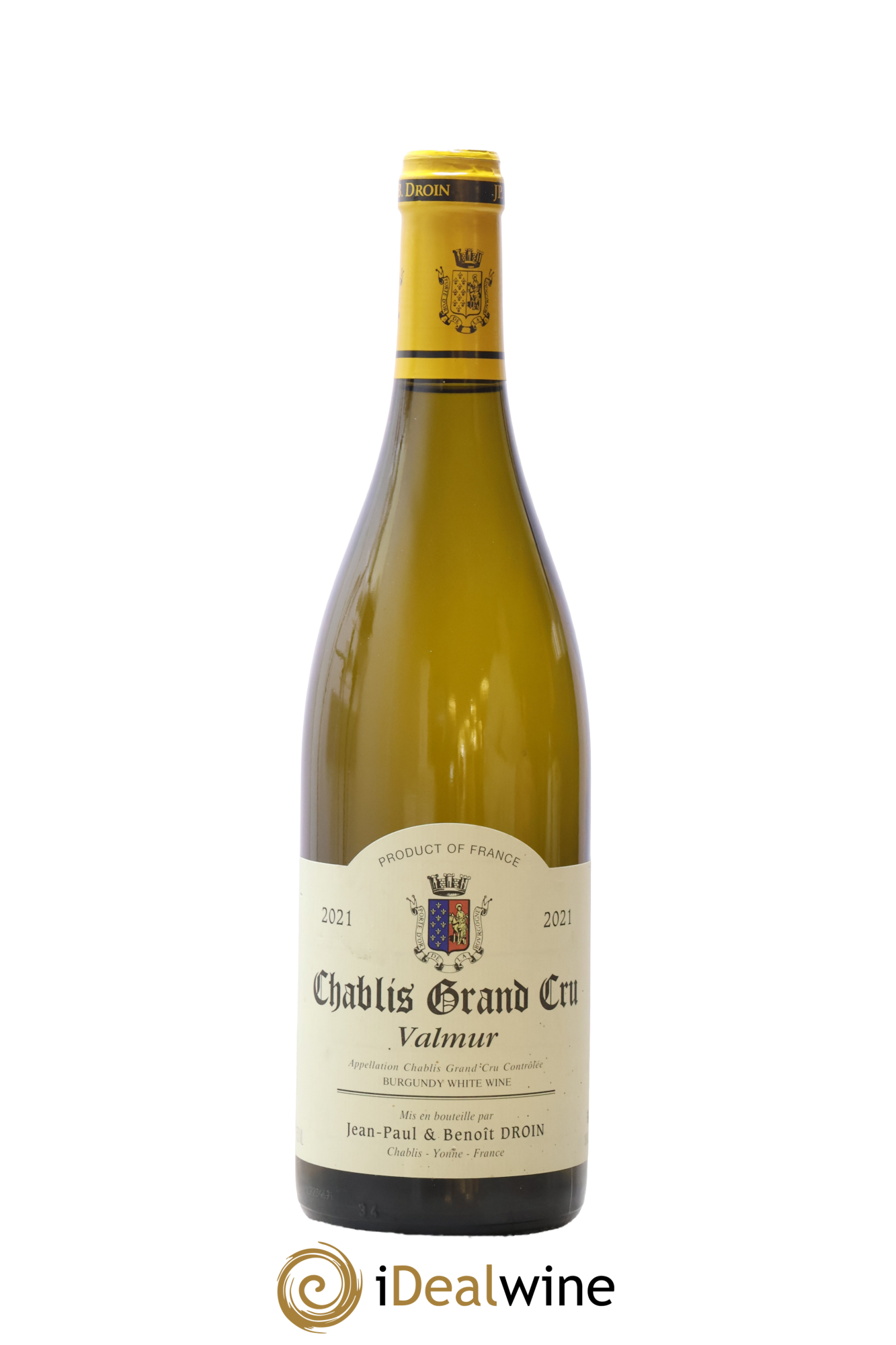 Chablis Grand Cru Valmur Jean-Paul & Benoît Droin (Domaine) 2021 - Lot de 1 bouteille - 0