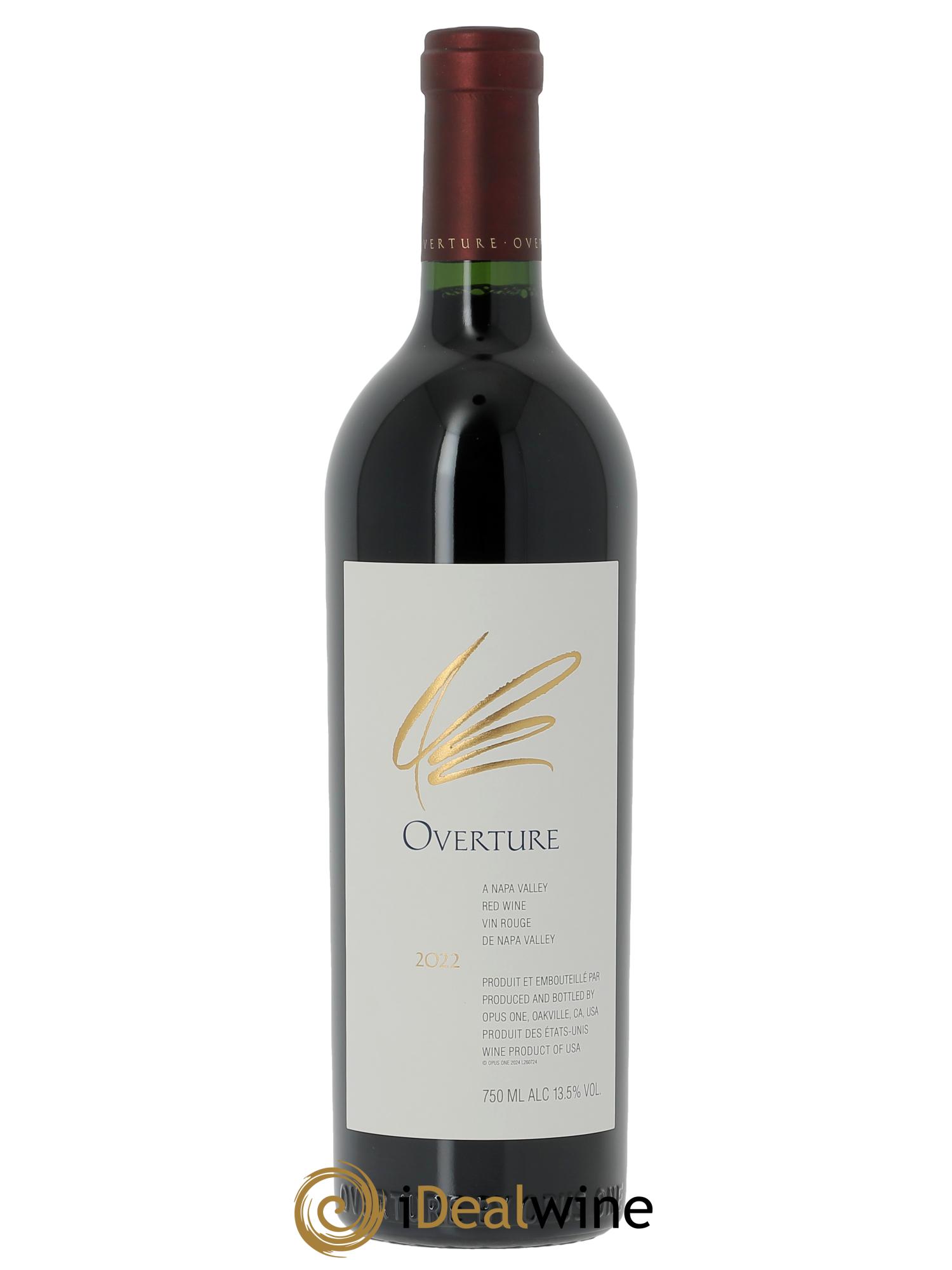 Napa Valley Opus One Overture Robert Mondavi (Cassetta in legno a partire da 6 bt) 2022 - Lotto di 1 bottiglia - 0