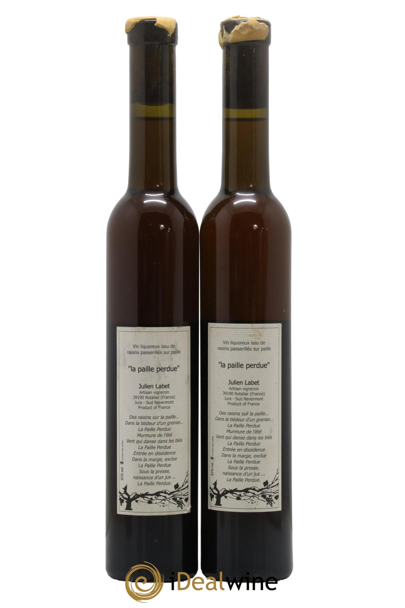 Vin de France La Paille Perdue Labet - Posten von 2 Demi-Flaschen - 1
