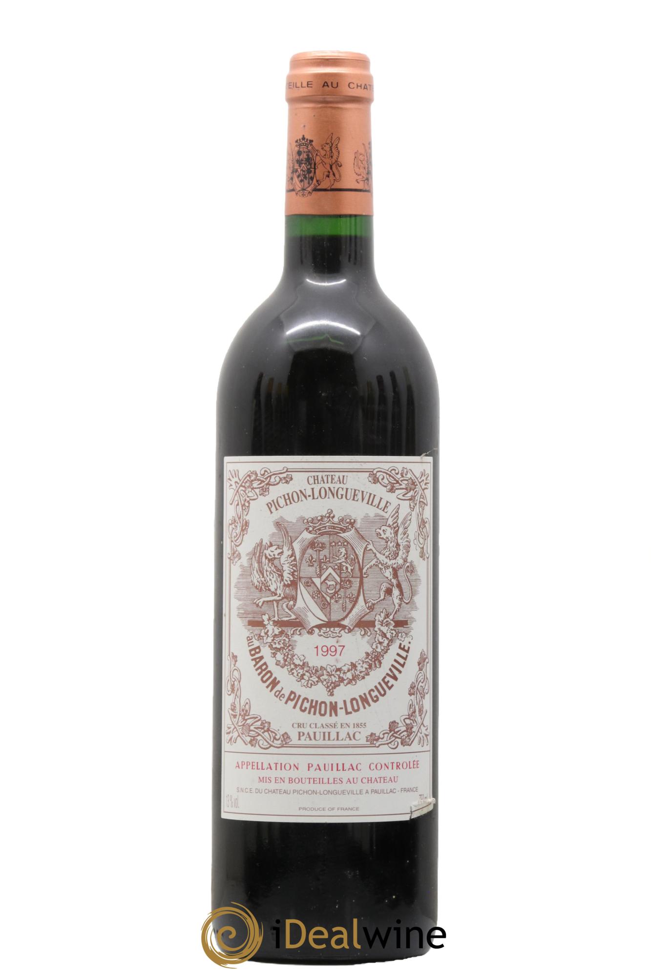 Pichon Longueville Baron 2ème Grand Cru Classé 1997 - Lot de 1 bouteille - 0