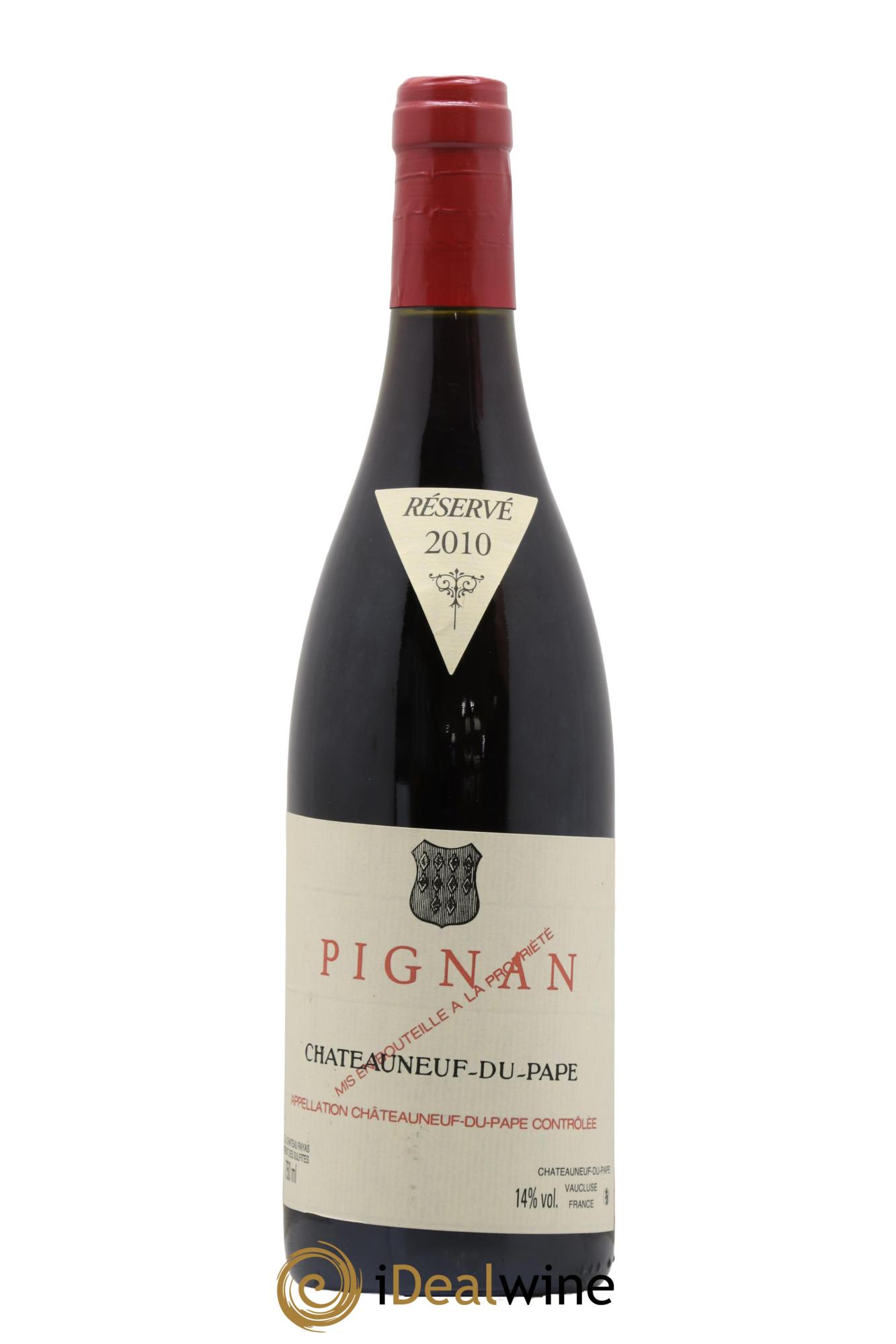 Châteauneuf-du-Pape Pignan Emmanuel Reynaud 2010 - Lot de 1 bouteille - 0