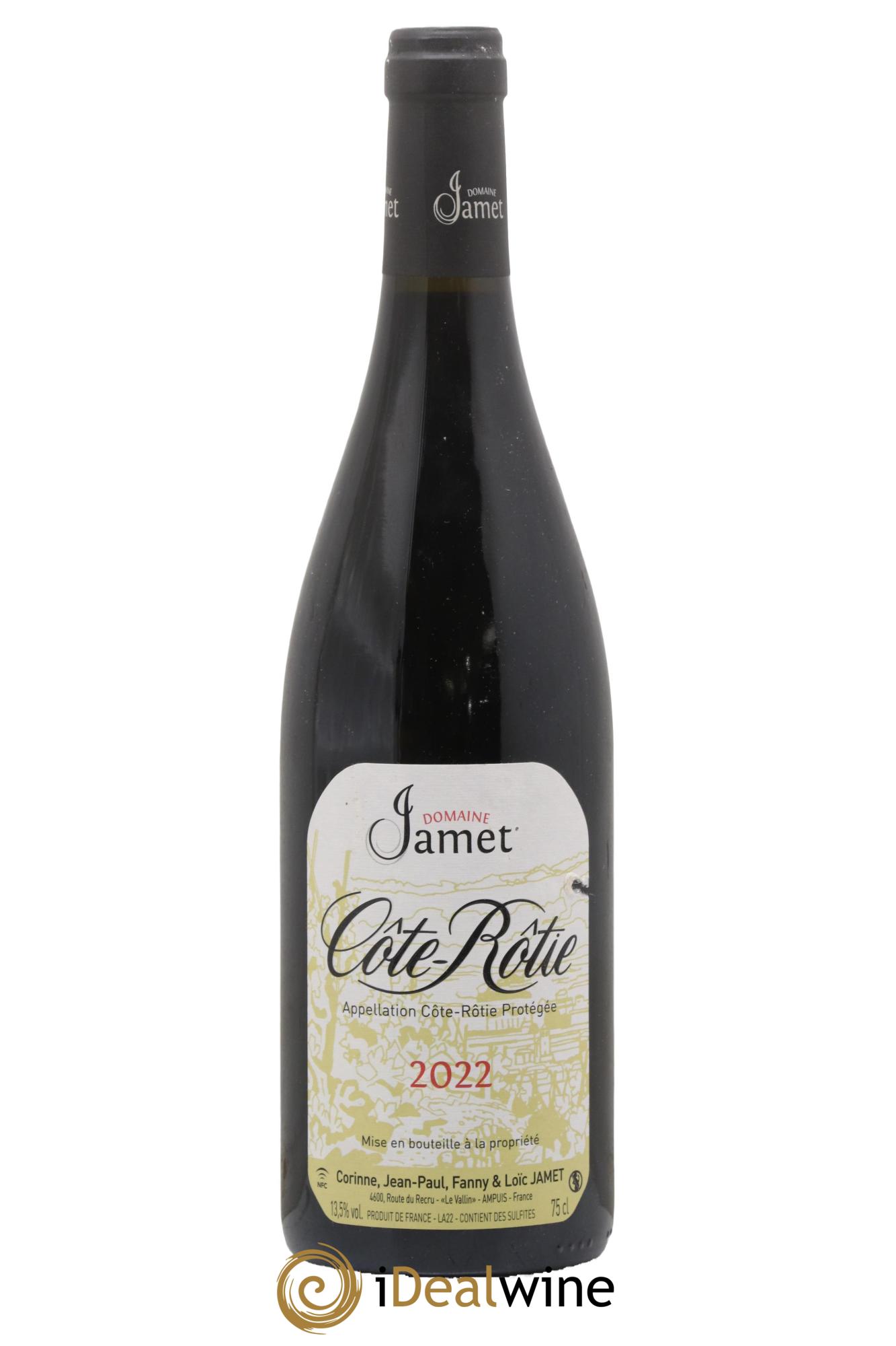 Côte-Rôtie Jamet (Domaine) 2022 - Lot of 1 bottle - 0