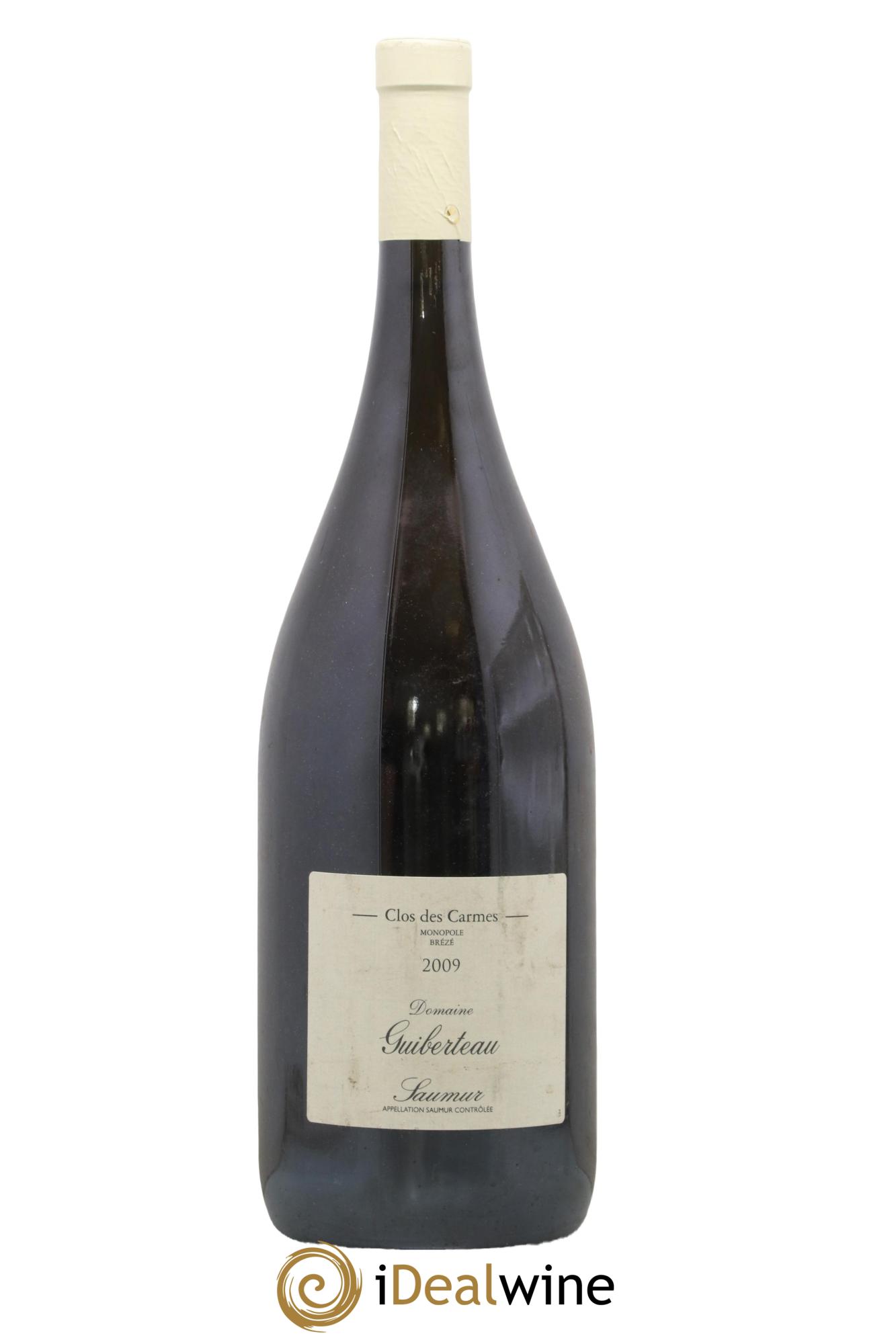 Saumur Brézé Clos des Carmes Domaine Guiberteau 2009 - Lot de 1 magnum - 0