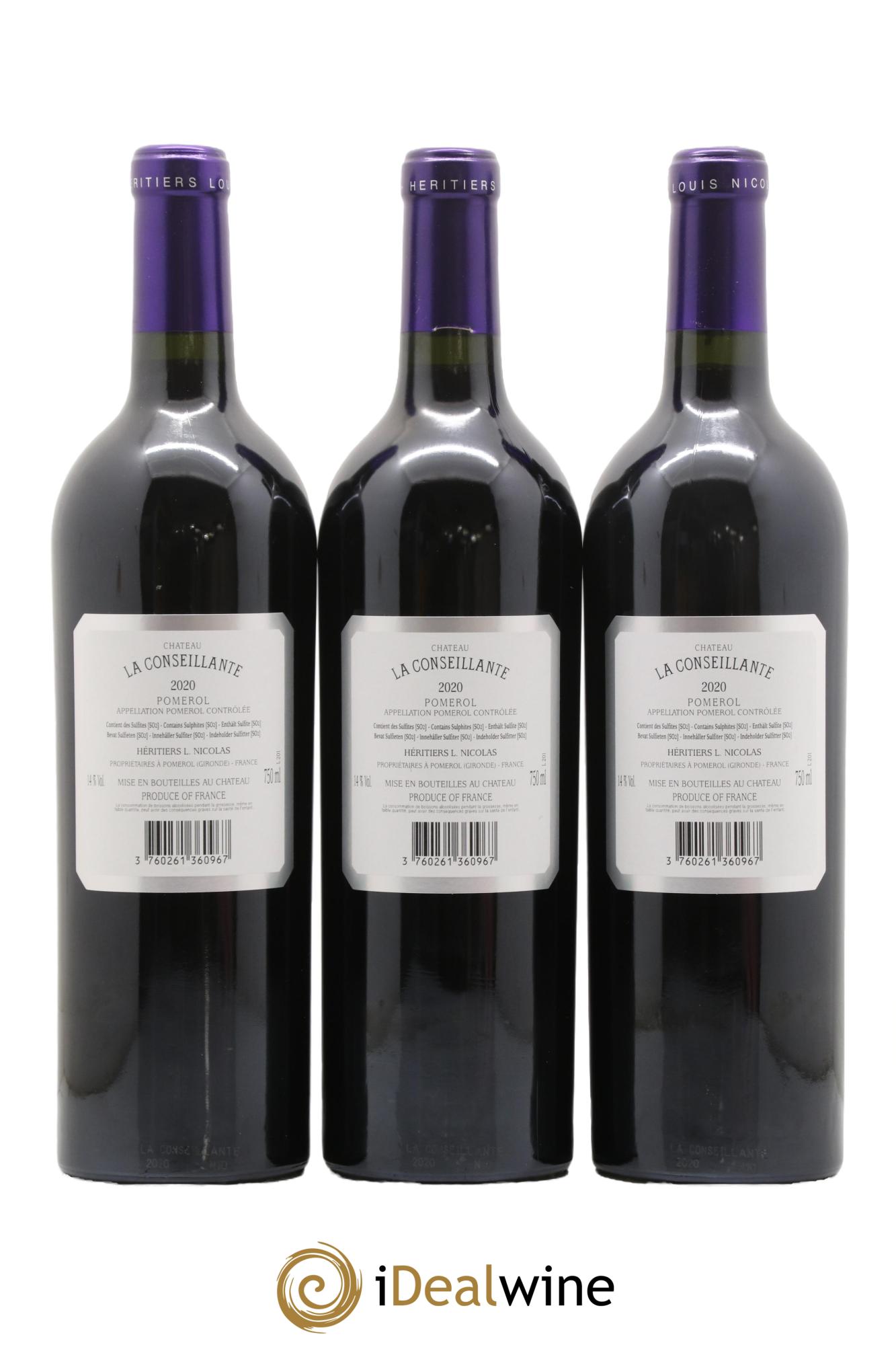 Château la Conseillante 2020 - Lot of 6 bottles - 2