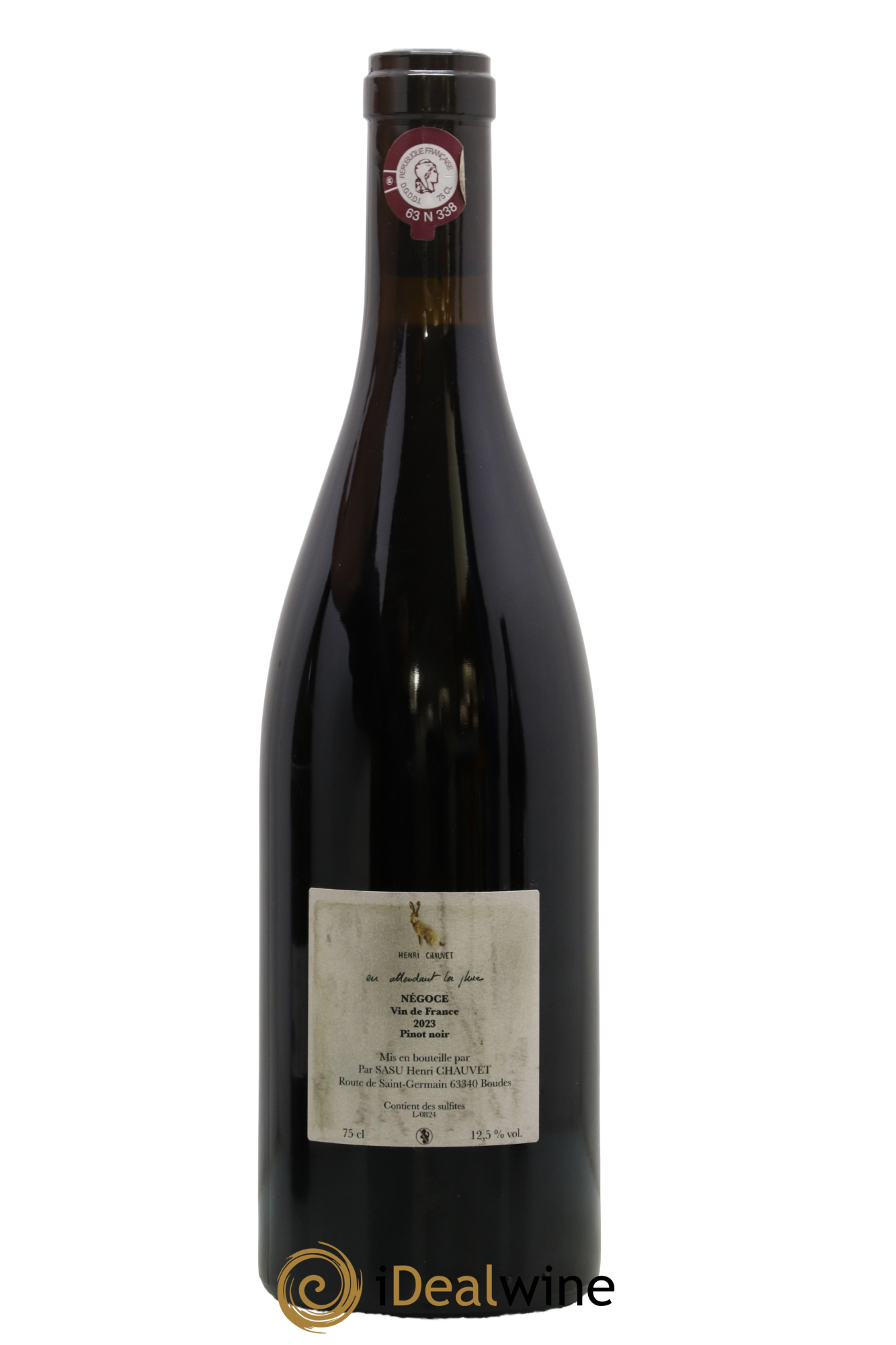 Vin de France En Attendant la Pluie Henri Chauvet 2023 - Lot of 1 bottle - 1