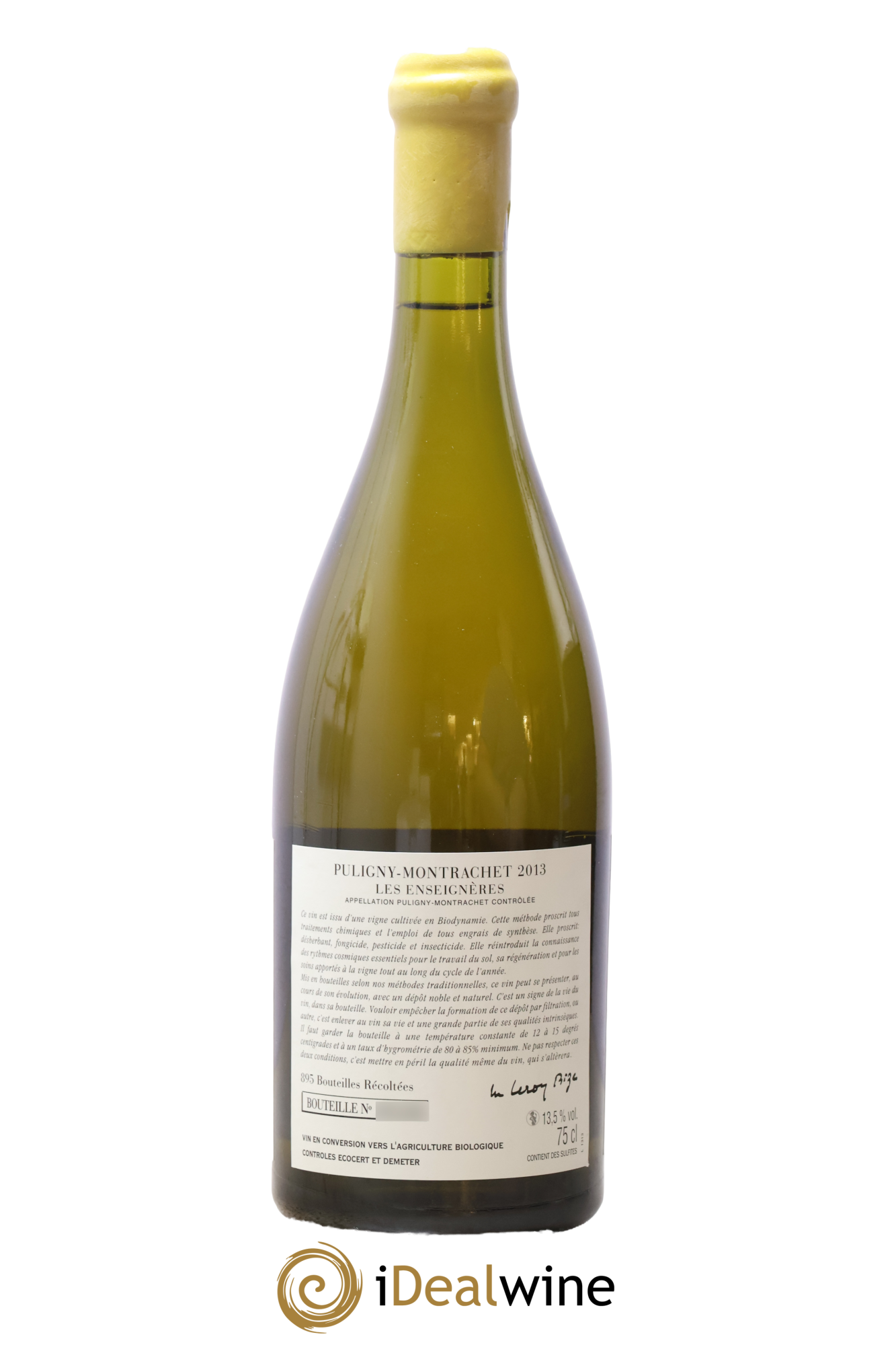 Puligny-Montrachet Les Enseignères d'Auvenay (Domaine) 2013 - Posten von 1 Flasche - 2