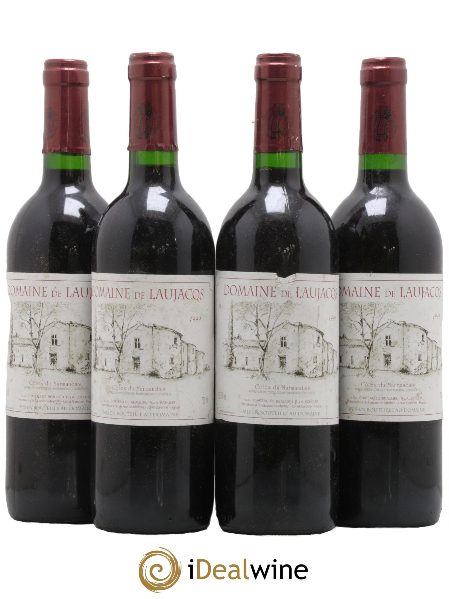Côtes du Marmandais Laujacqs 1999 - Lot de 4 bouteilles - 0