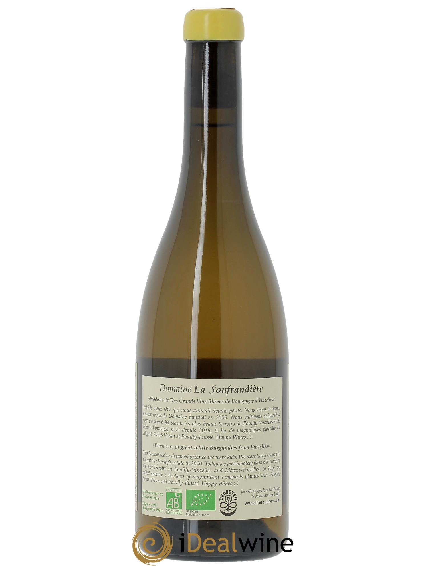 Pouilly-Vinzelles Les Quarts Cuvée Zen La Soufrandière - Bret Brothers  2024 - Lot de 1 bouteille - 1