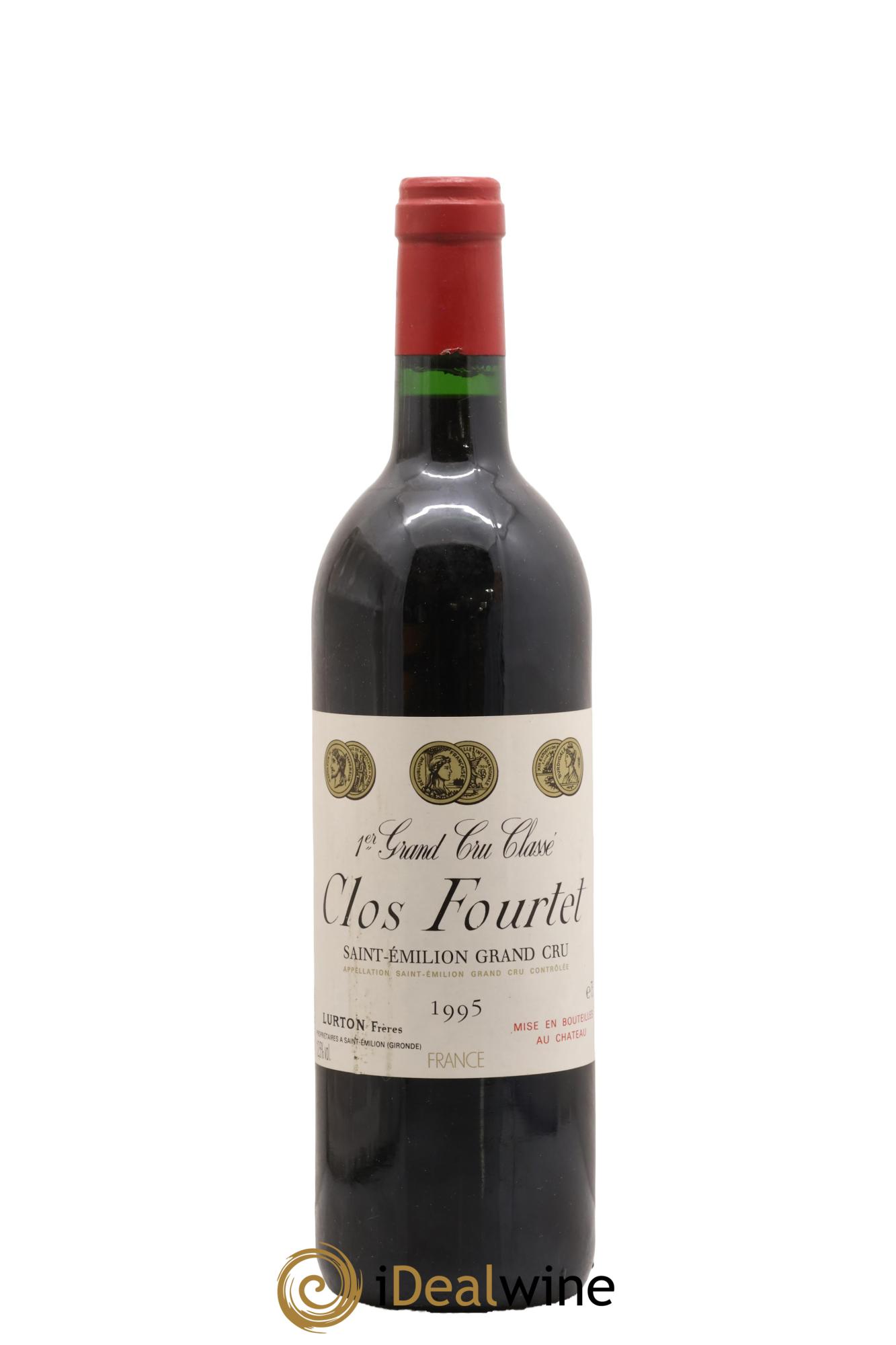 Clos Fourtet 1er Grand Cru Classé B 1995 - Lot de 1 bouteille - 0