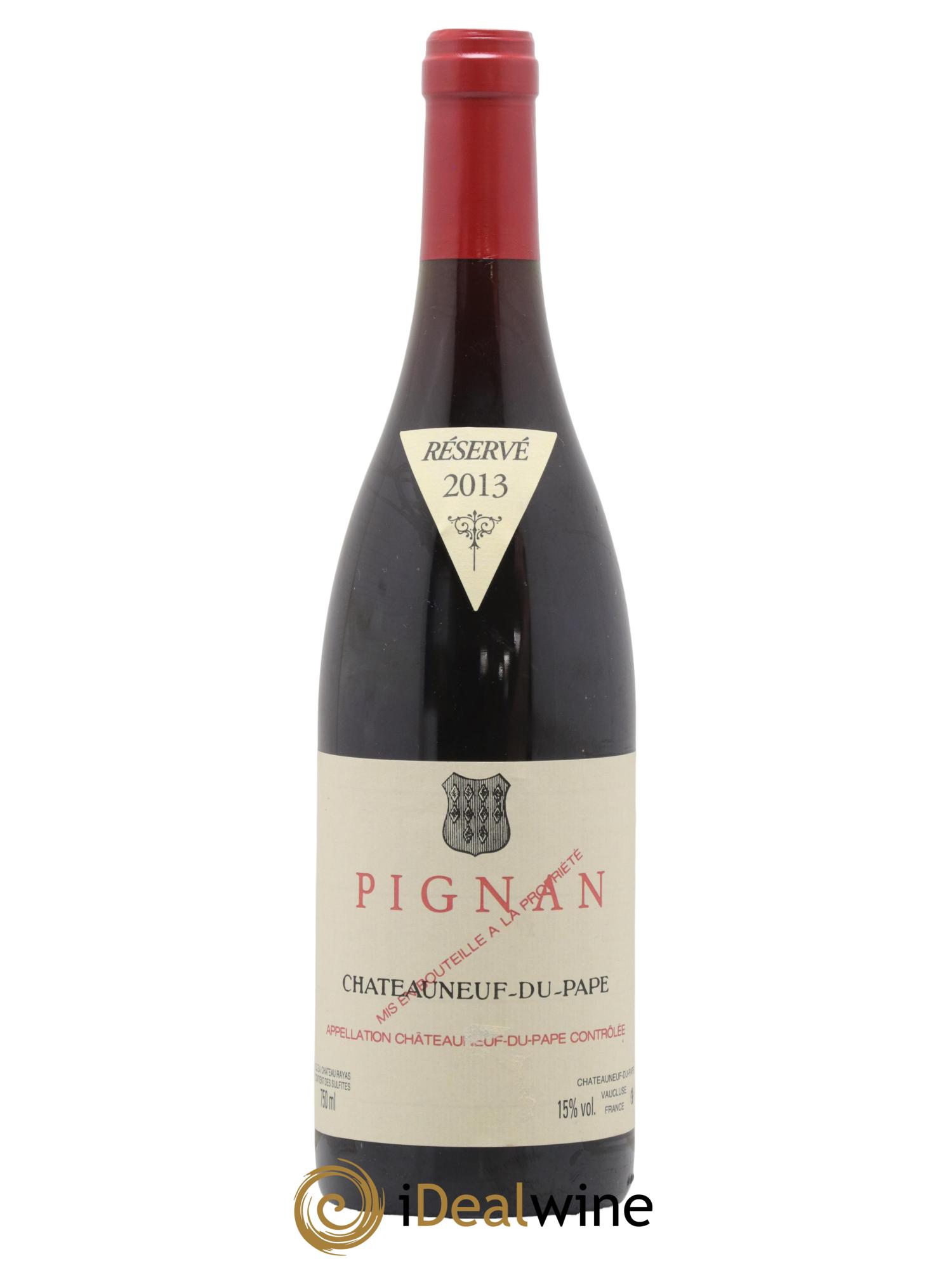 Châteauneuf-du-Pape Pignan Emmanuel Reynaud 2013 - Lot de 1 bouteille - 0