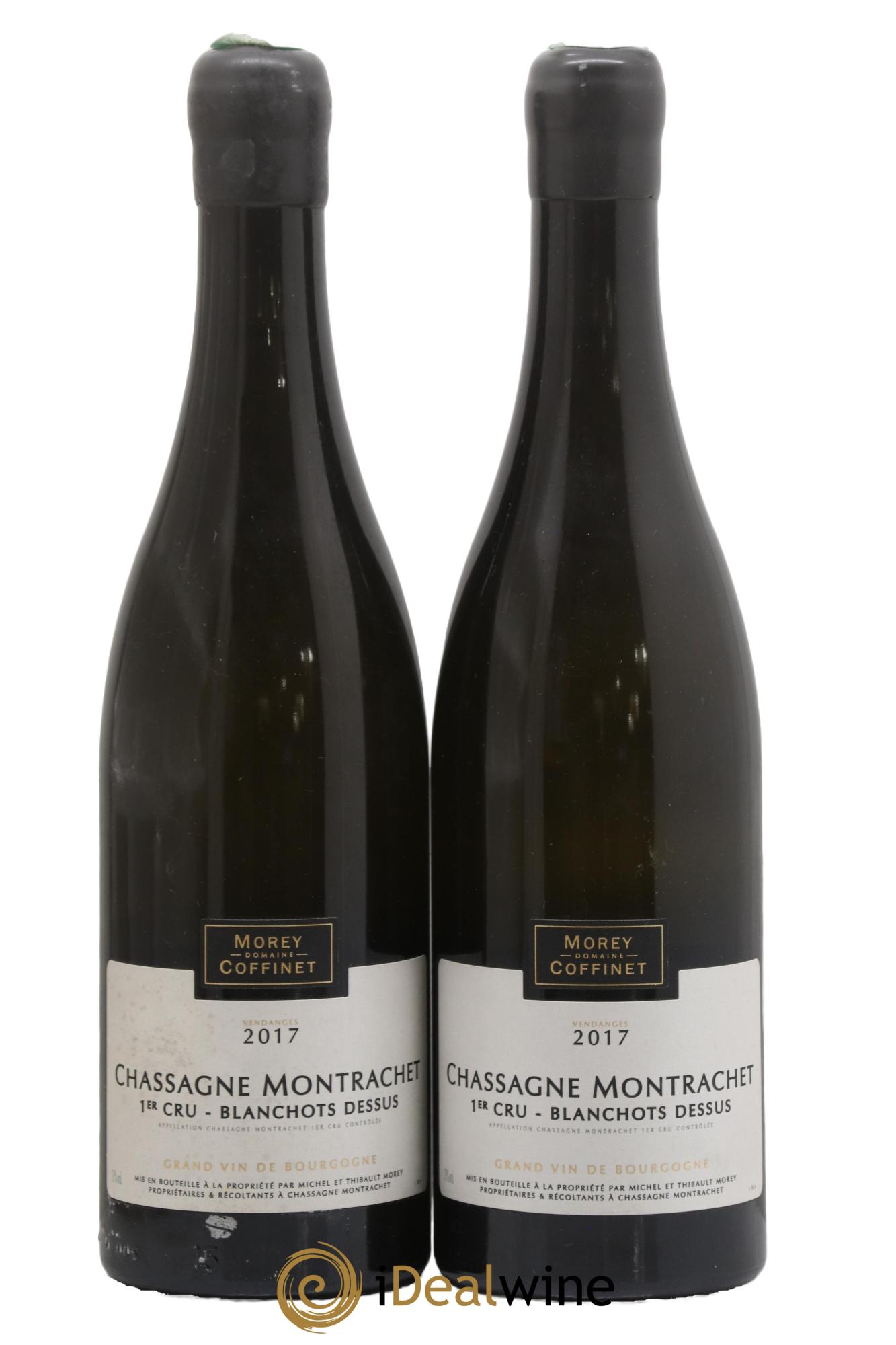 Chassagne-Montrachet 1er Cru Blanchot Dessus Morey-Coffinet (Domaine) 2017 - Lot de 2 bouteilles - 0