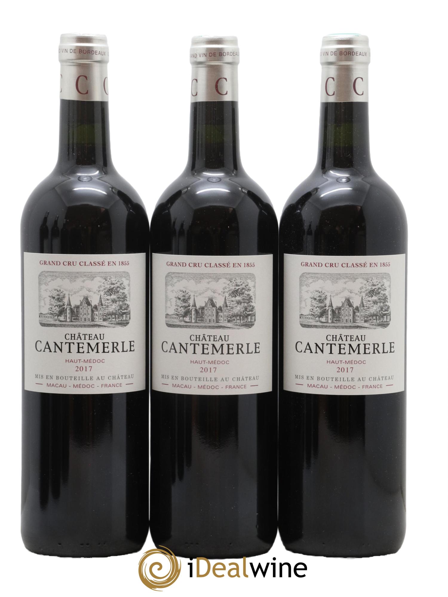 Château Cantemerle 5ème Grand Cru Classé 2017 - Lot de 6 bouteilles - 1