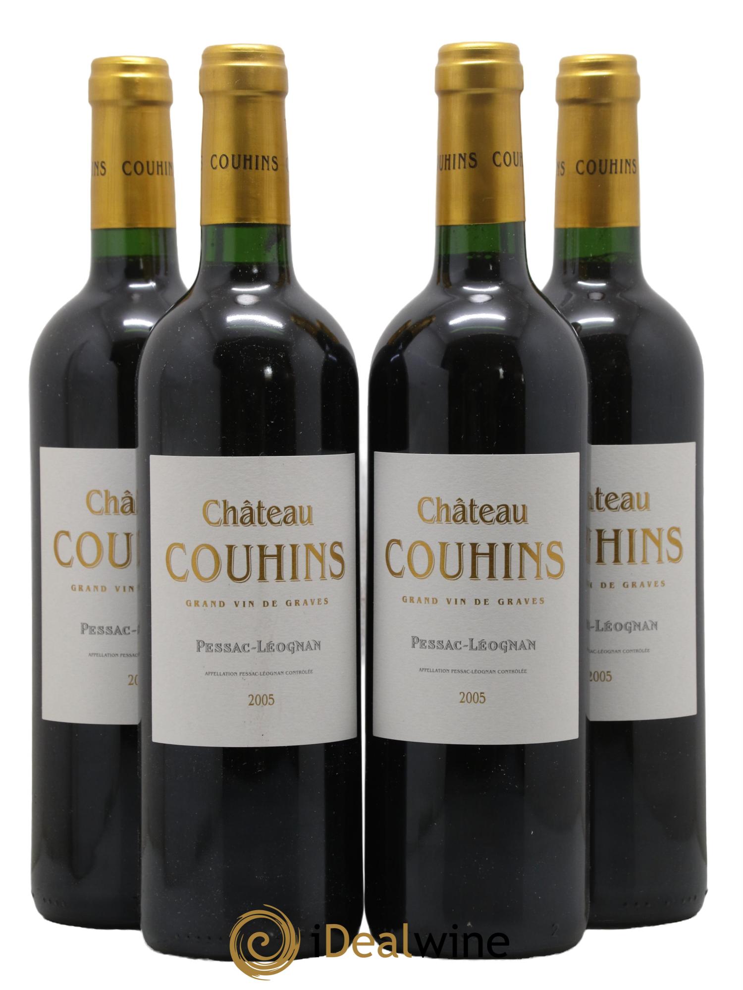 Château Couhins 2005 - Lot de 4 bouteilles - 0