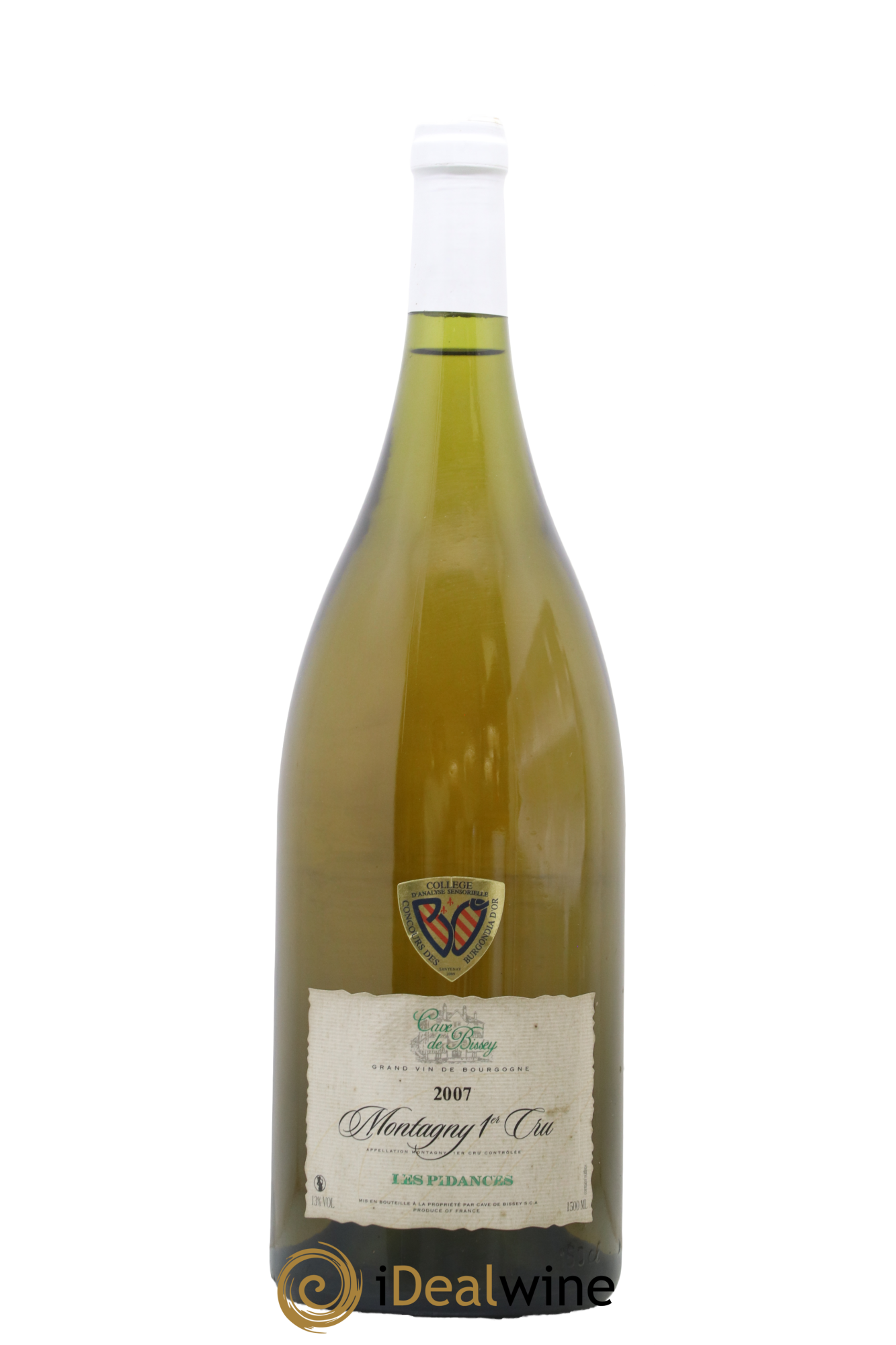 Montagny 1er Cru Les Pidances Cave De Bissey 2007 - Lot de 1 magnum - 0