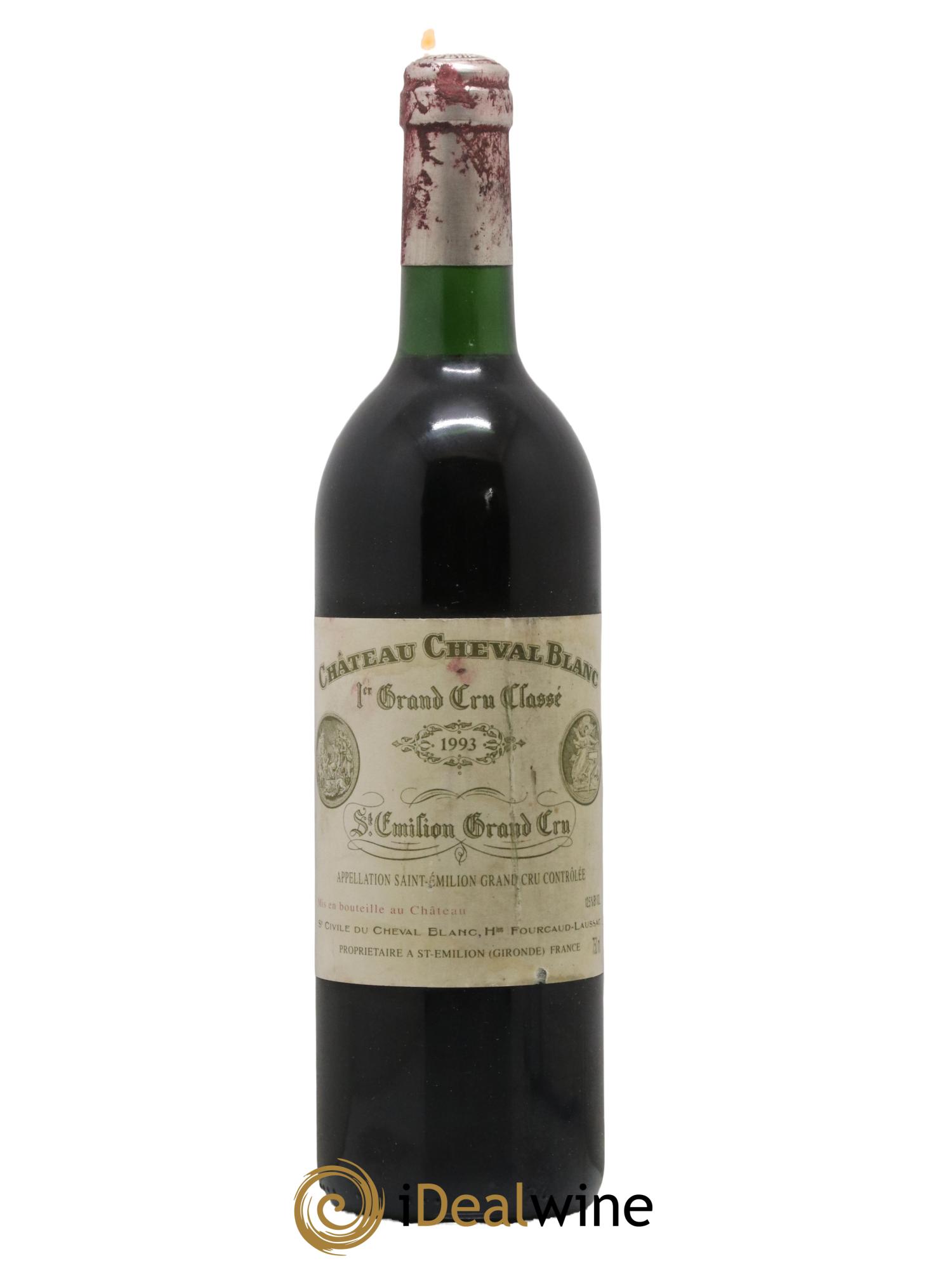 Château Cheval Blanc 1er Grand Cru Classé A 1993 - Lot de 1 bouteille - 0