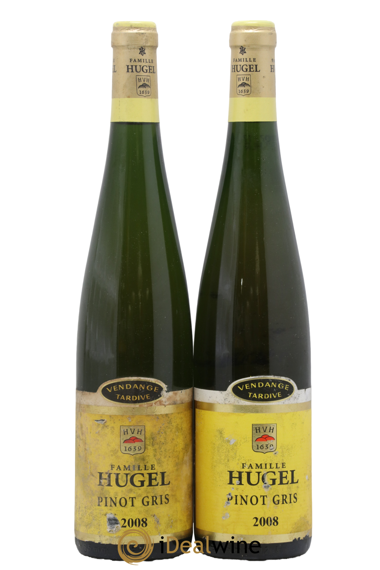 Pinot Gris Vendanges Tardives Hugel (Domaine) 2008 - Lot de 2 bouteilles - 0