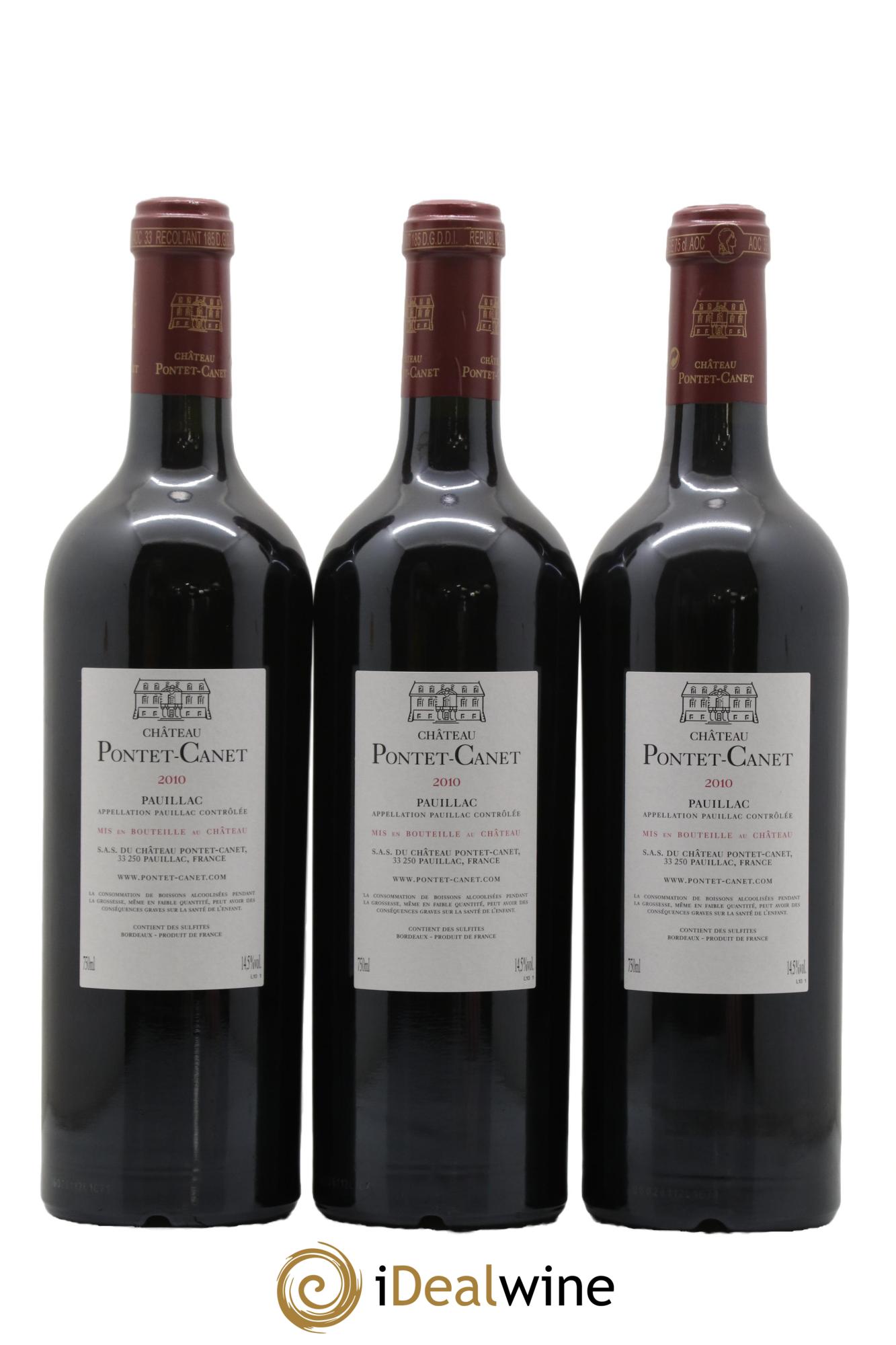 Château Pontet Canet 5ème Grand Cru Classé 2010 - Lot of 6 bottles - 4