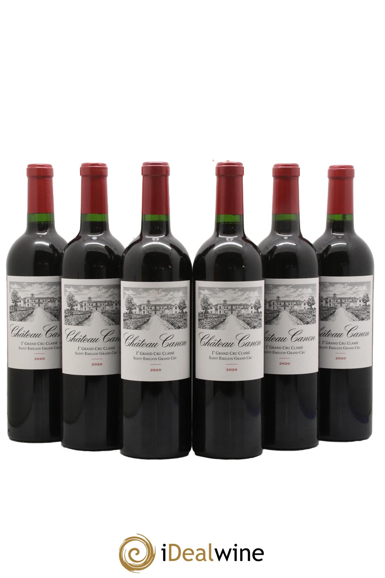 Château Canon 1er Grand Cru Classé B 2020 - Lot of 6 bottles - 0