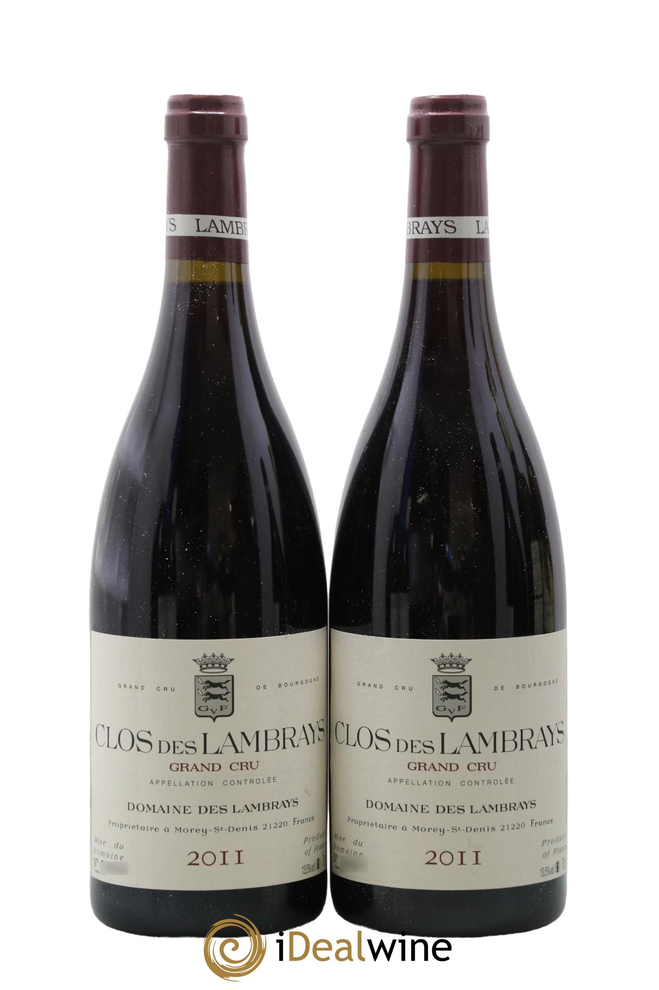 Clos des Lambrays Grand Cru Domaine des Lambrays 2011 - Lot de 2 bouteilles - 0
