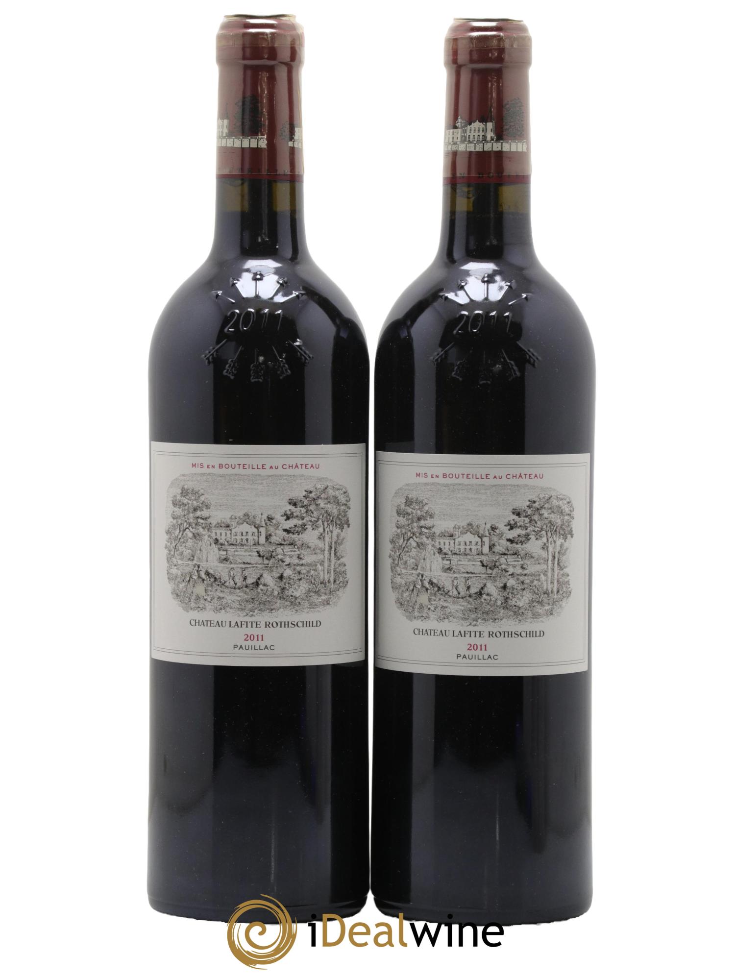 Château Lafite Rothschild 1er Grand Cru Classé 2011 - Lot de 2 bouteilles - 0