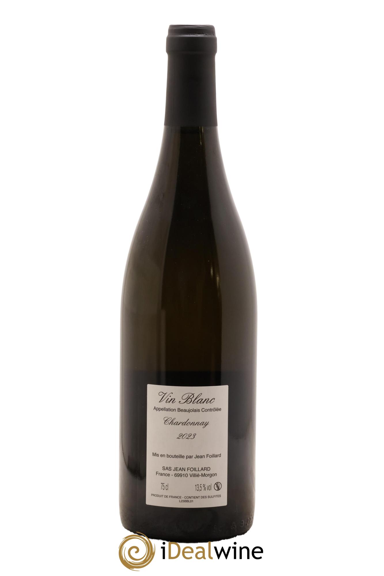 Beaujolais blanc Jean Foillard 2023 - Lot of 1 bottle - 1
