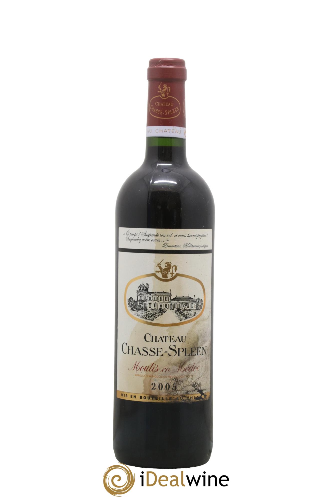 Château Chasse Spleen 2005 - Lot de 1 bouteille - 0