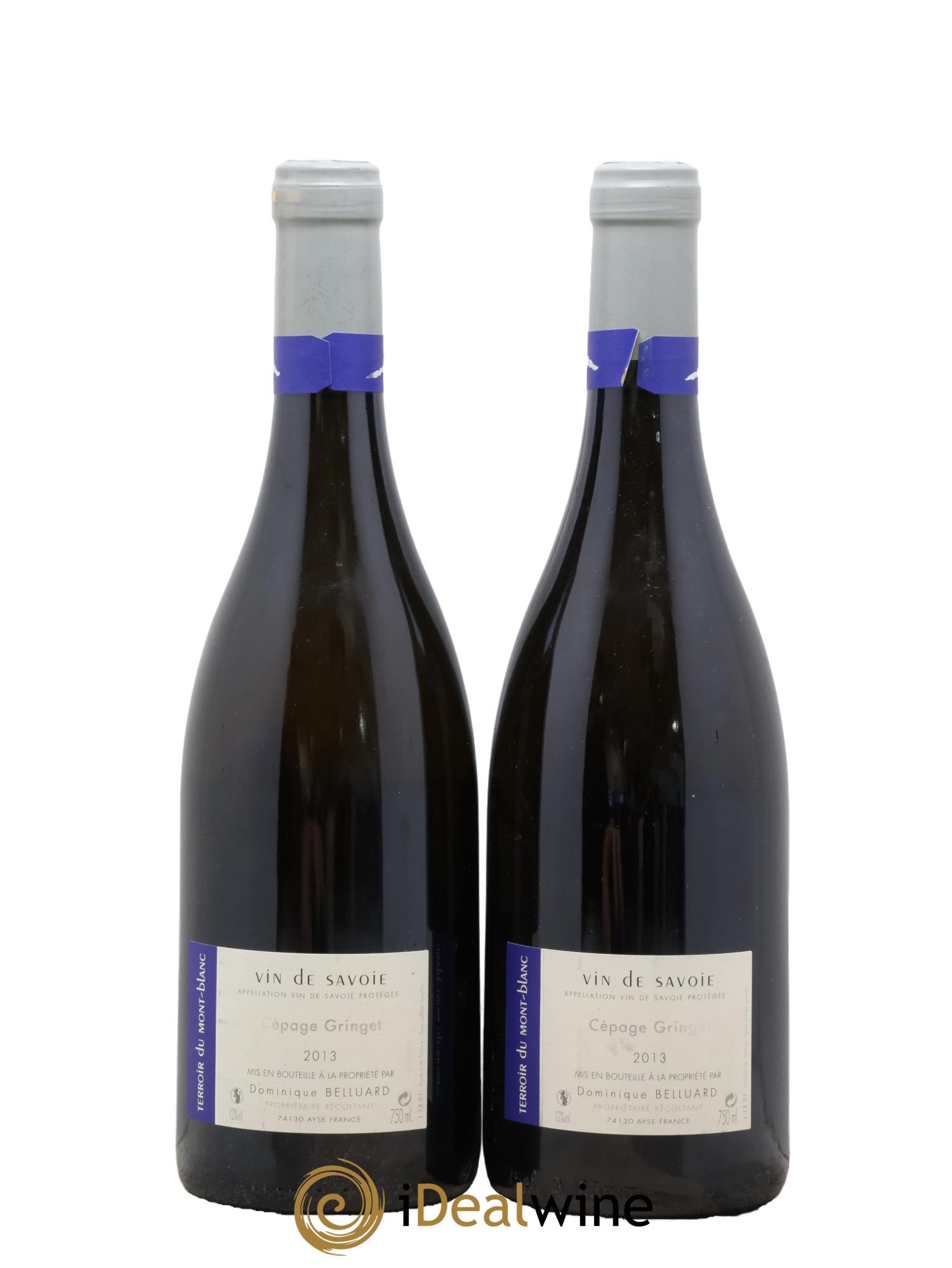 Vin de Savoie Pur Jus 100% Domaine Belluard 2013 - Lot de 2 bouteilles - 1