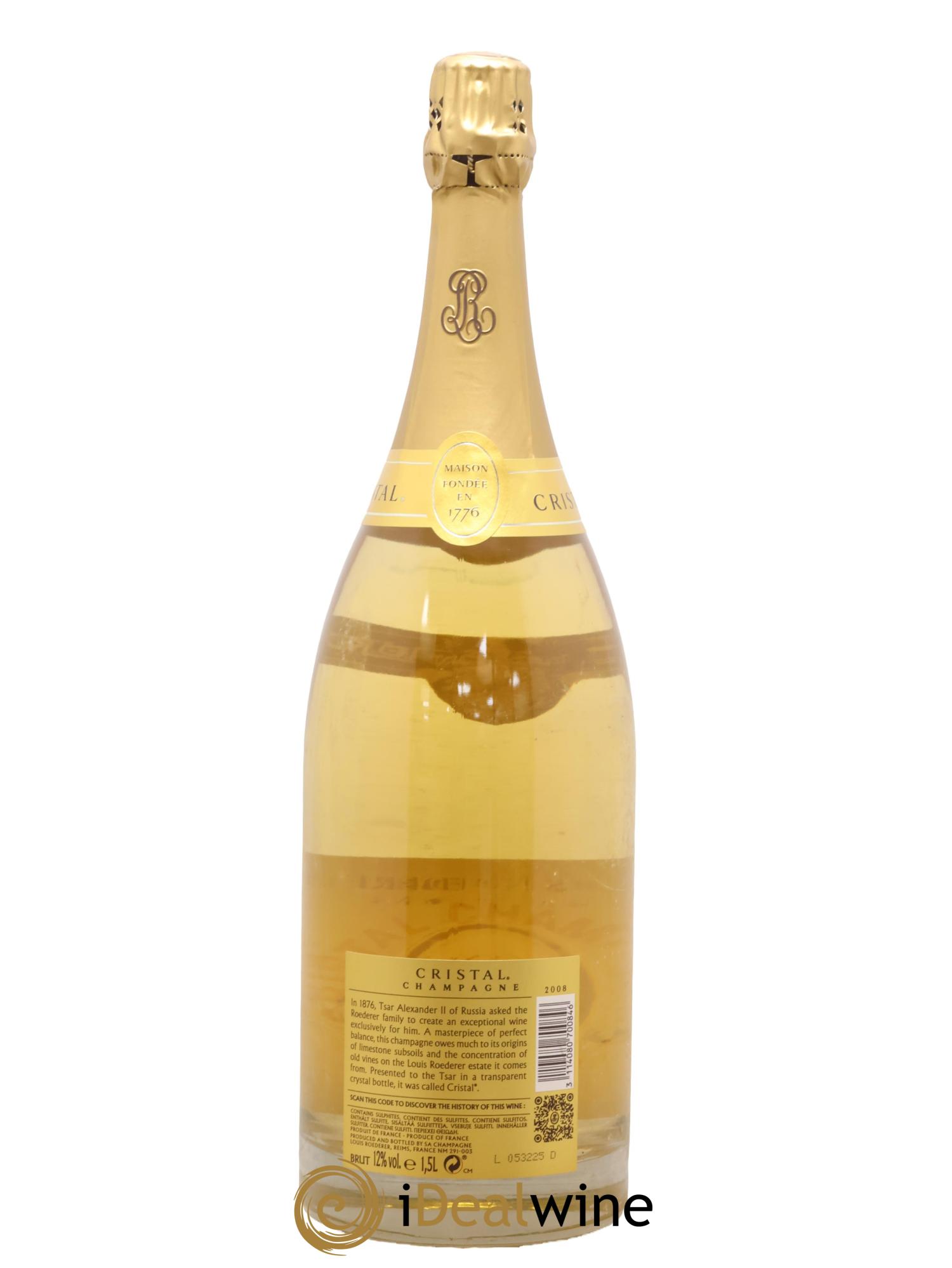Cristal Louis Roederer  2008 - Lotto di 1 magnum - 1
