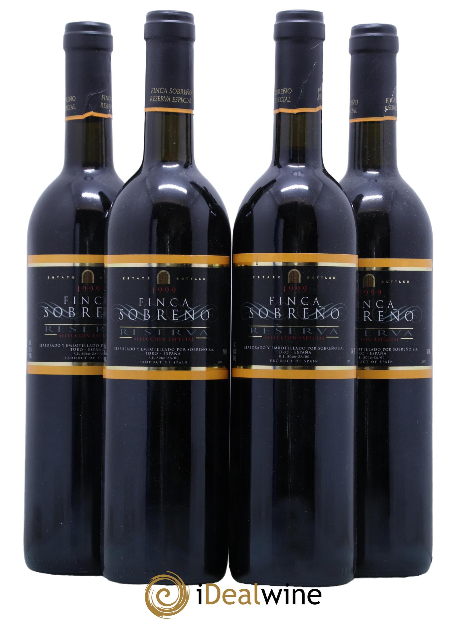 Espagne Finca Sobreno Toro Riserva Seleccion Especial 1999 - Lot de 4 bouteilles - 0