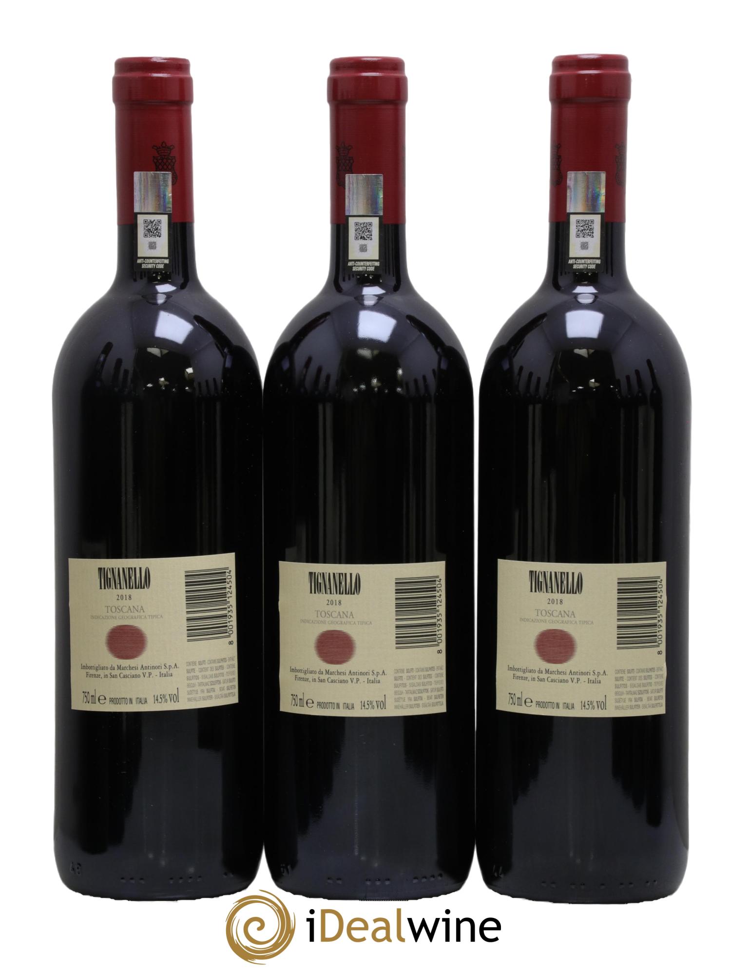 Toscana IGT Tignanello Tenuta Tignanello - Marchesi Antinori 2018 - Lotto di 12 bottiglie - 6