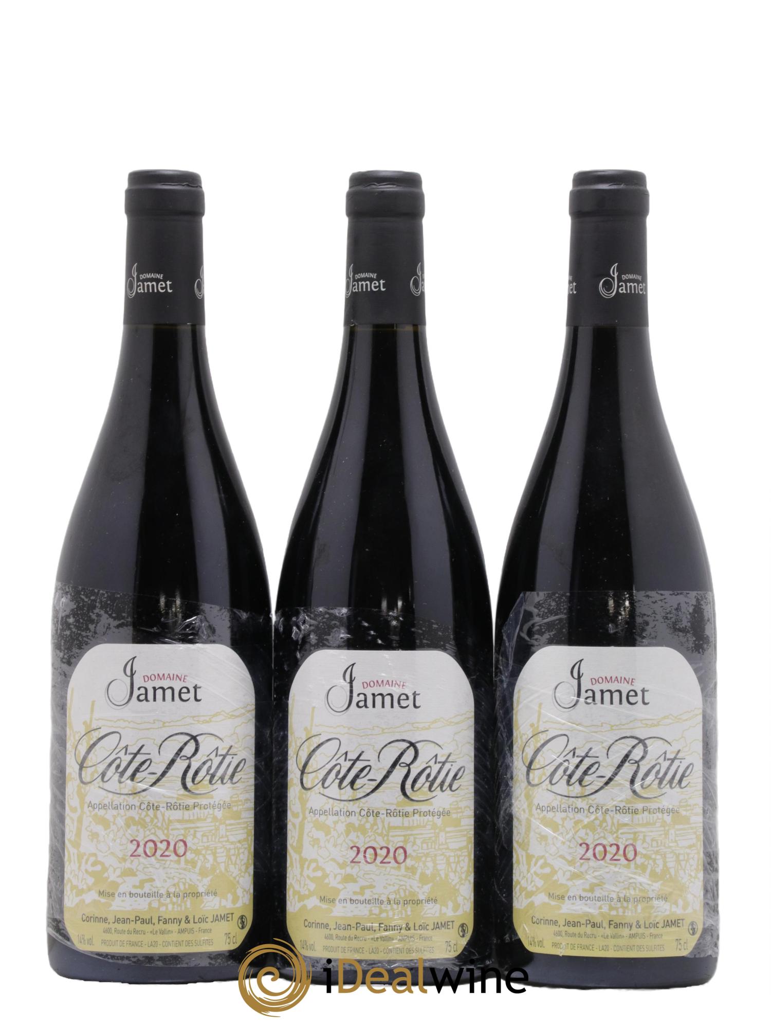 Côte-Rôtie Jamet (Domaine) 2020 - Lot de 3 bouteilles - 0