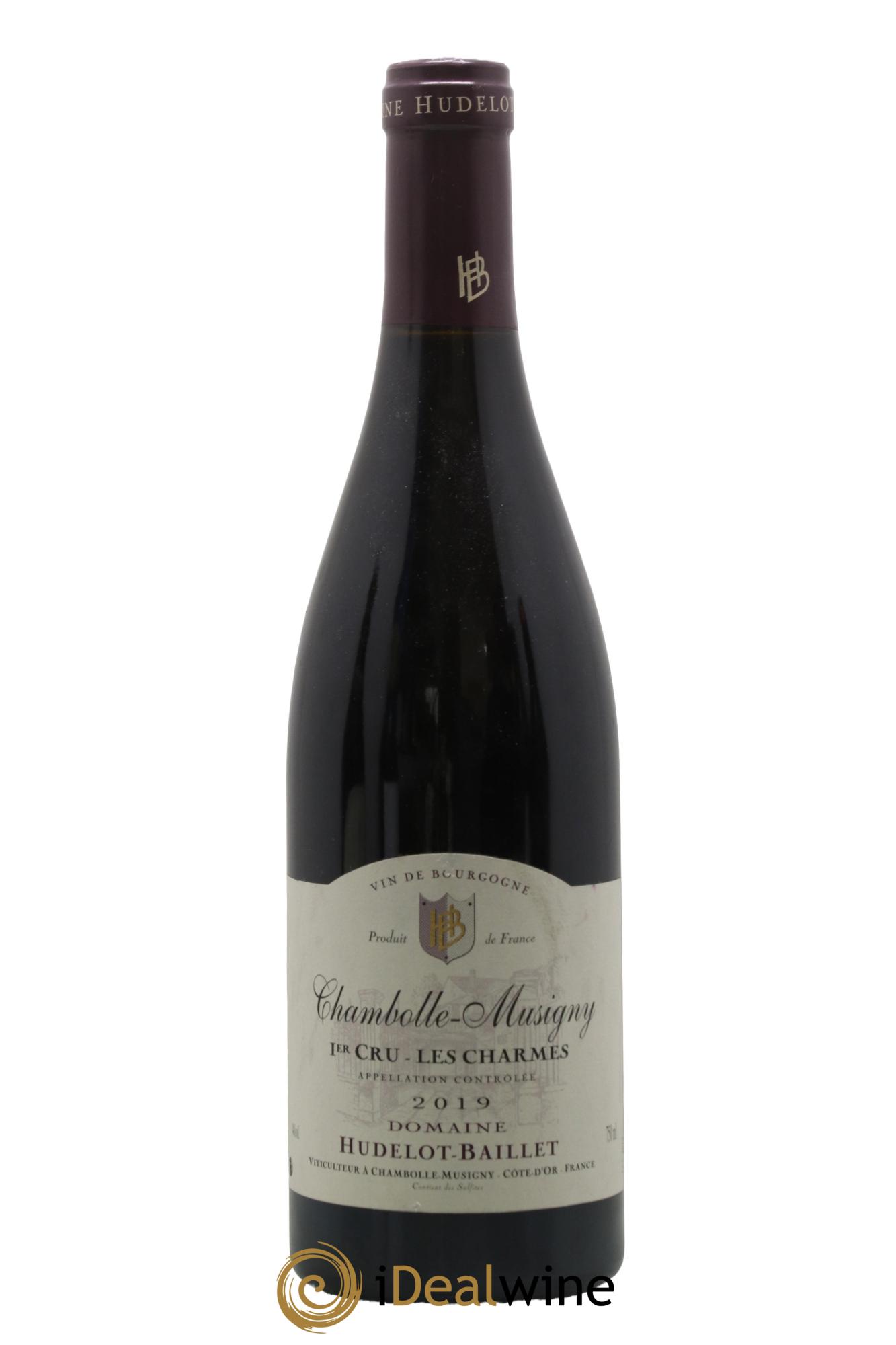 Chambolle-Musigny 1er Cru Les Charmes Hudelot-Baillet 2019 - Lot de 1 bouteille - 0