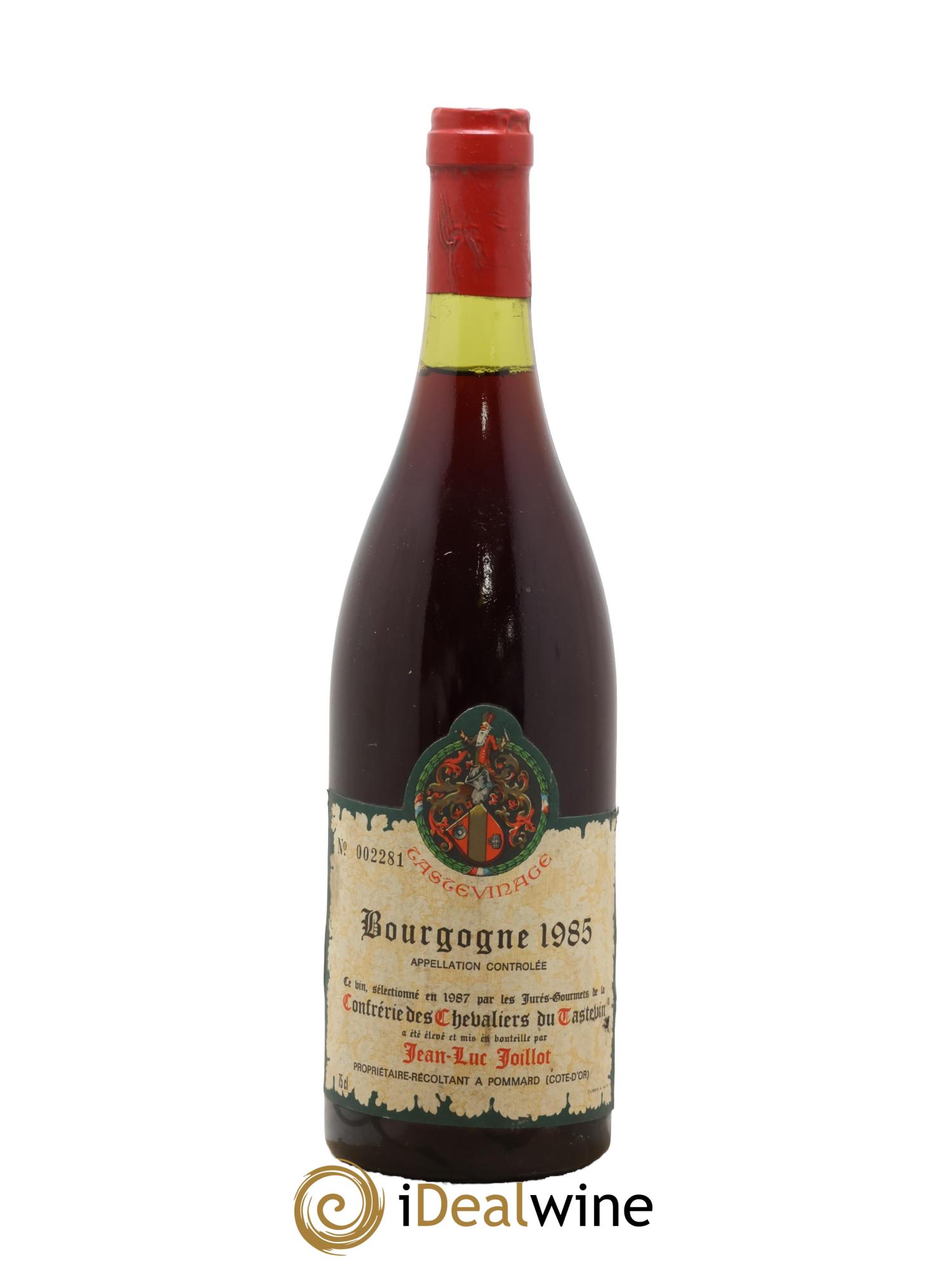 Bourgogne Confrérie Des Chevaliers Du Tastevin Jean-Luc Joillot 1985 - Lot de 1 bouteille - 0