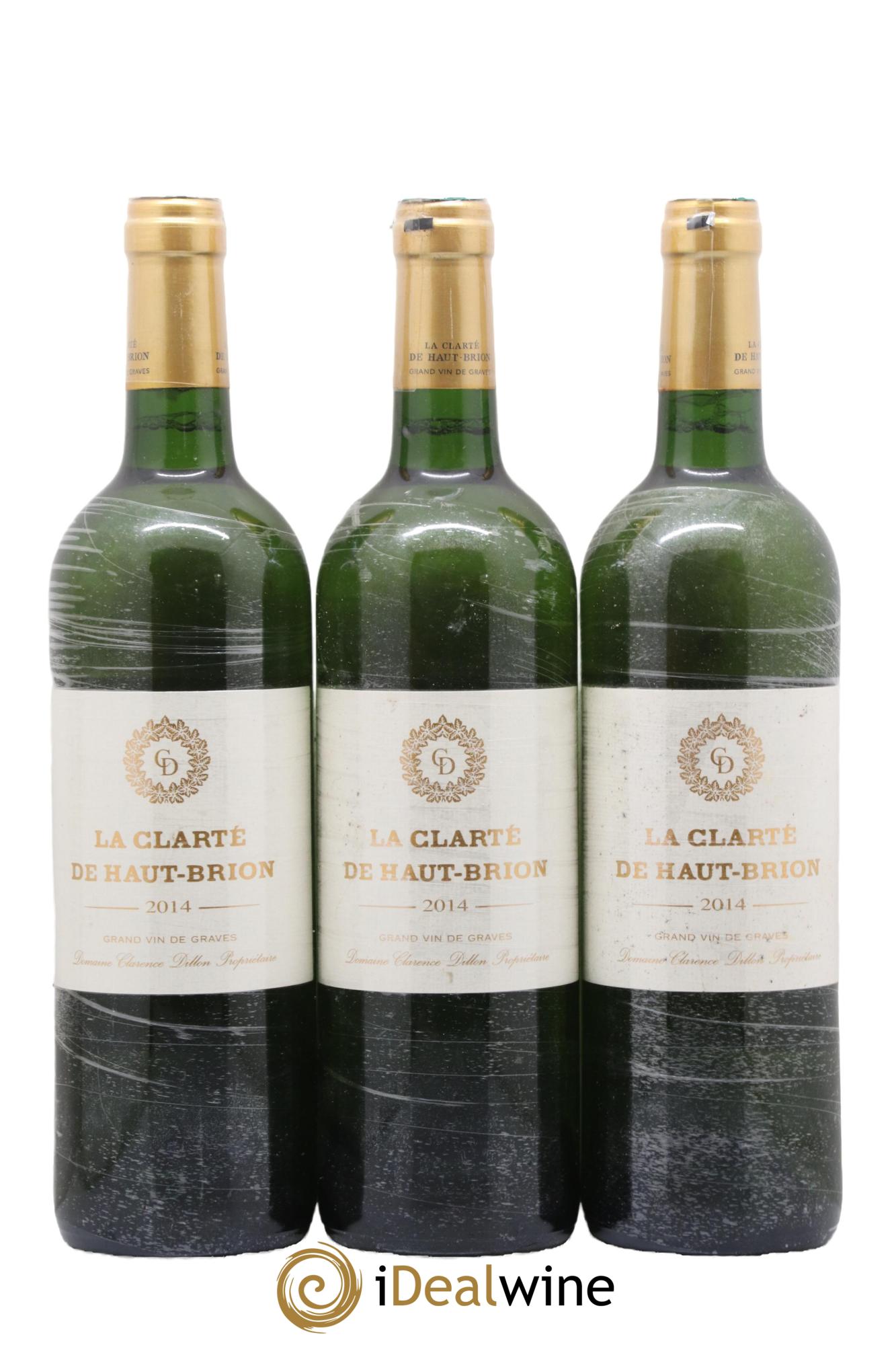 La Clarté de Haut Brion Second Vin 2014 - Posten von 3 Flaschen - 0