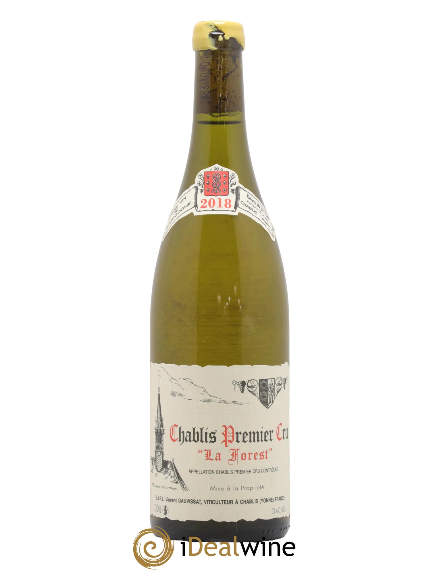 Chablis 1er Cru La Forest Vincent Dauvissat (Domaine) 2018 - Lot de 1 bouteille - 0